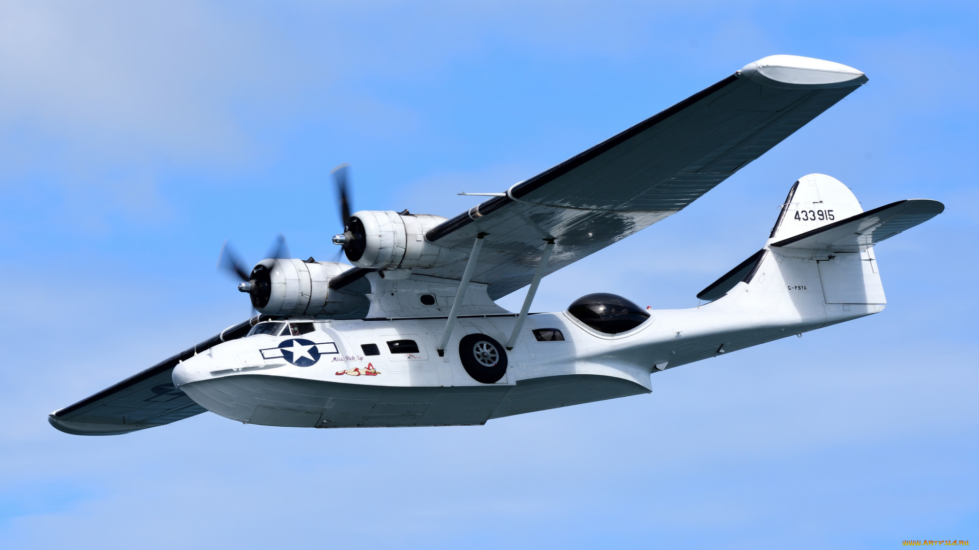 pby-5a, catalina, авиация, самолёты, амфибии, гидроплан