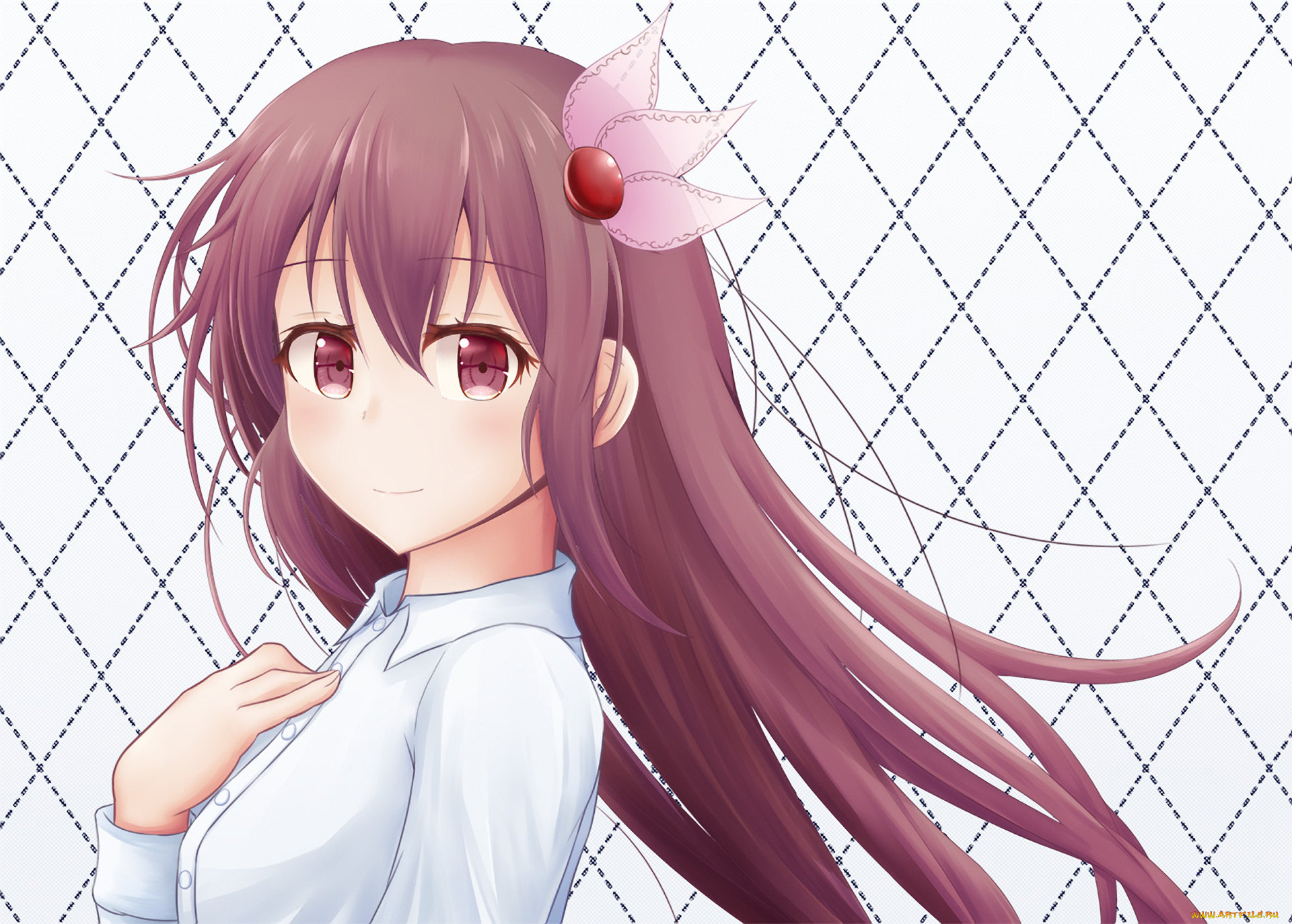 аниме, kantai, collection, фон, взгляд, девушка