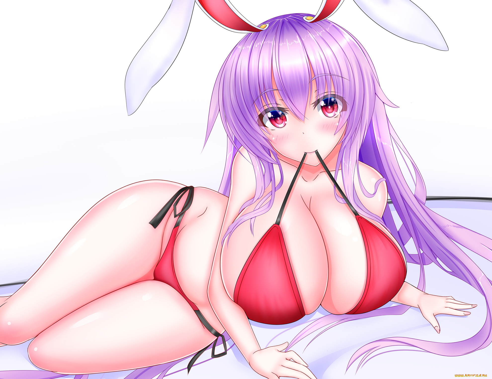 аниме, touhou, девушка, взгляд, фон