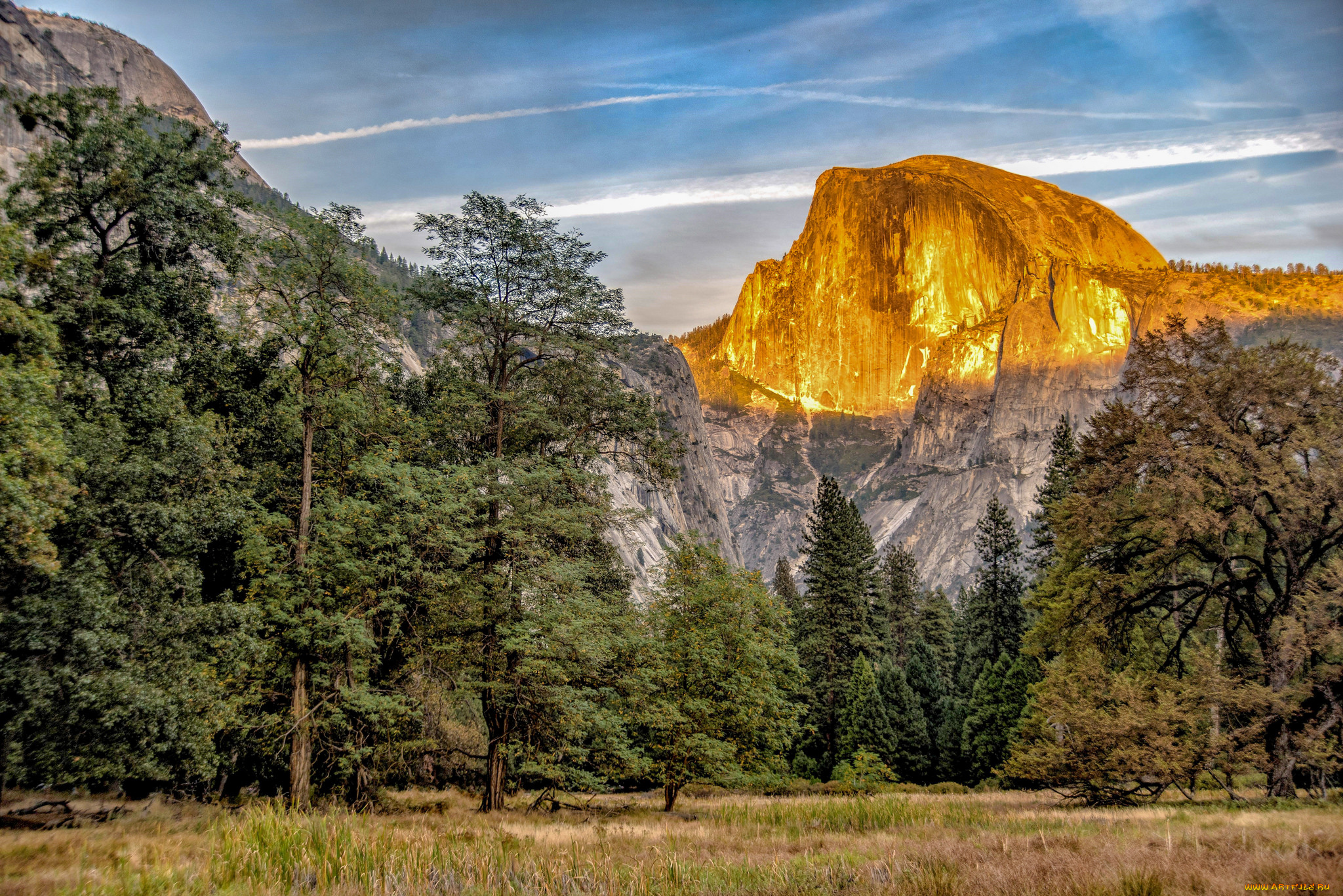 природа, горы, простор