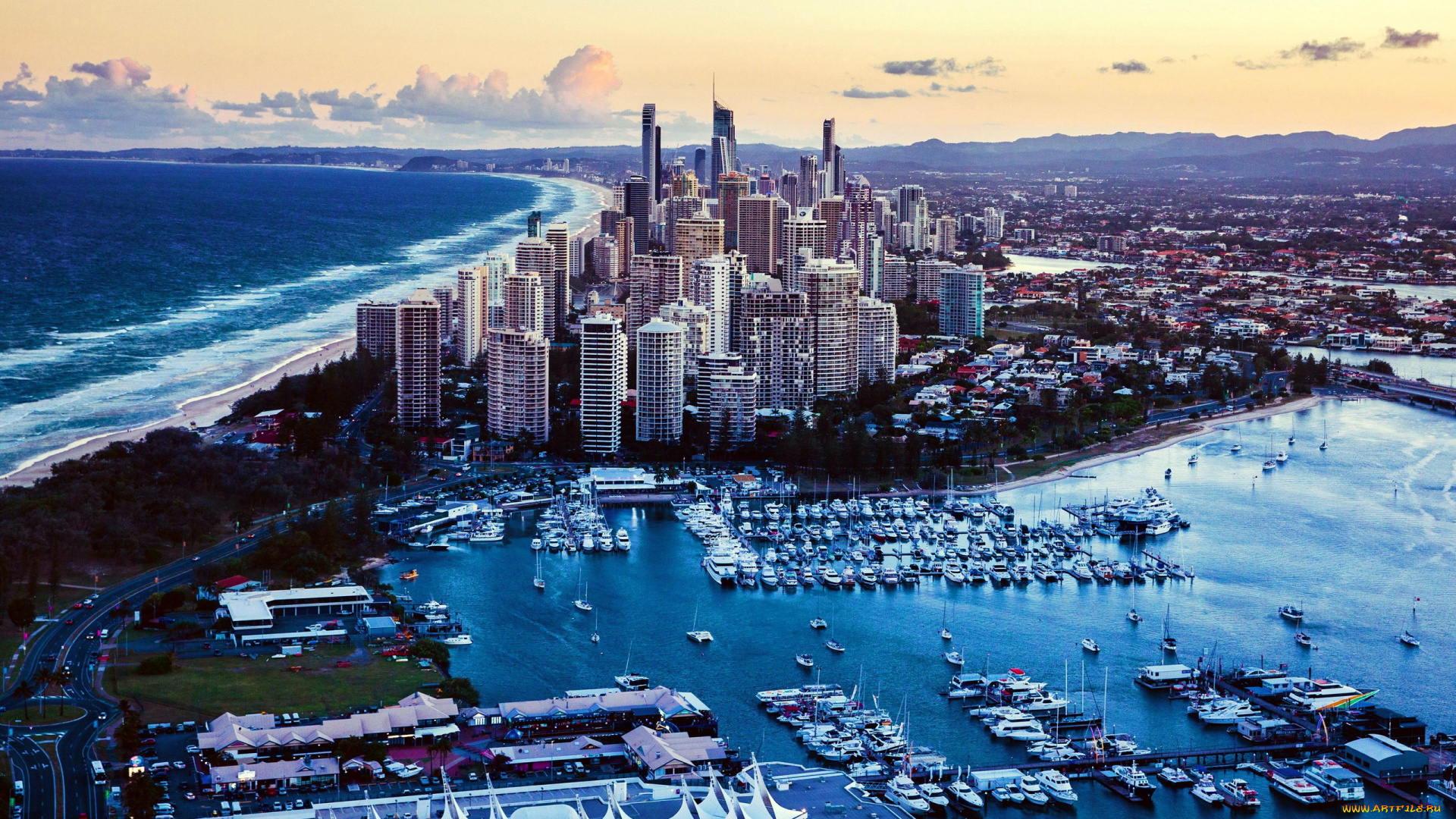 queensland, australia, города, -, панорамы