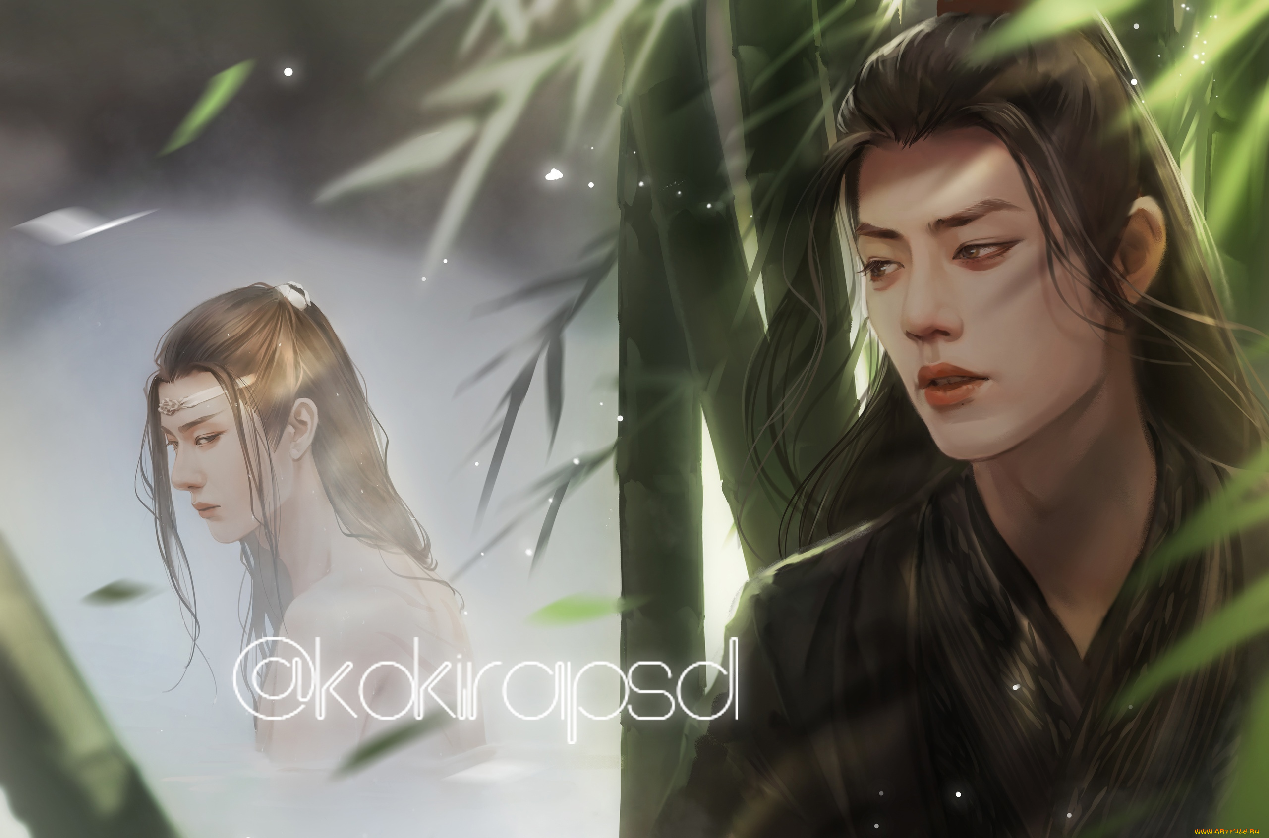 рисованное, кино, , мультфильмы, лань, ванцзы, вэй, усянь, источник, бамбук