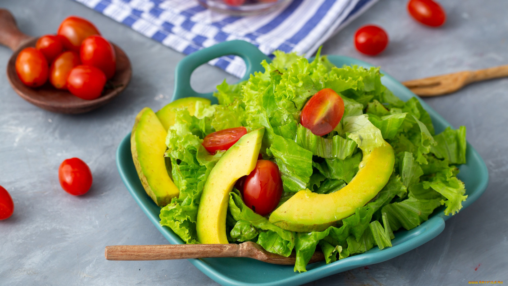 еда, салаты, , закуски, помидоры, салат, авокадо