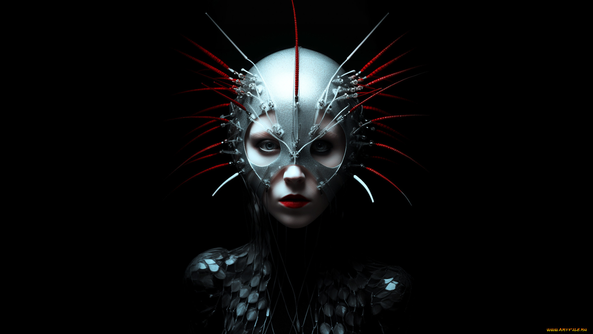 фэнтези, девушки, фантазия, маска