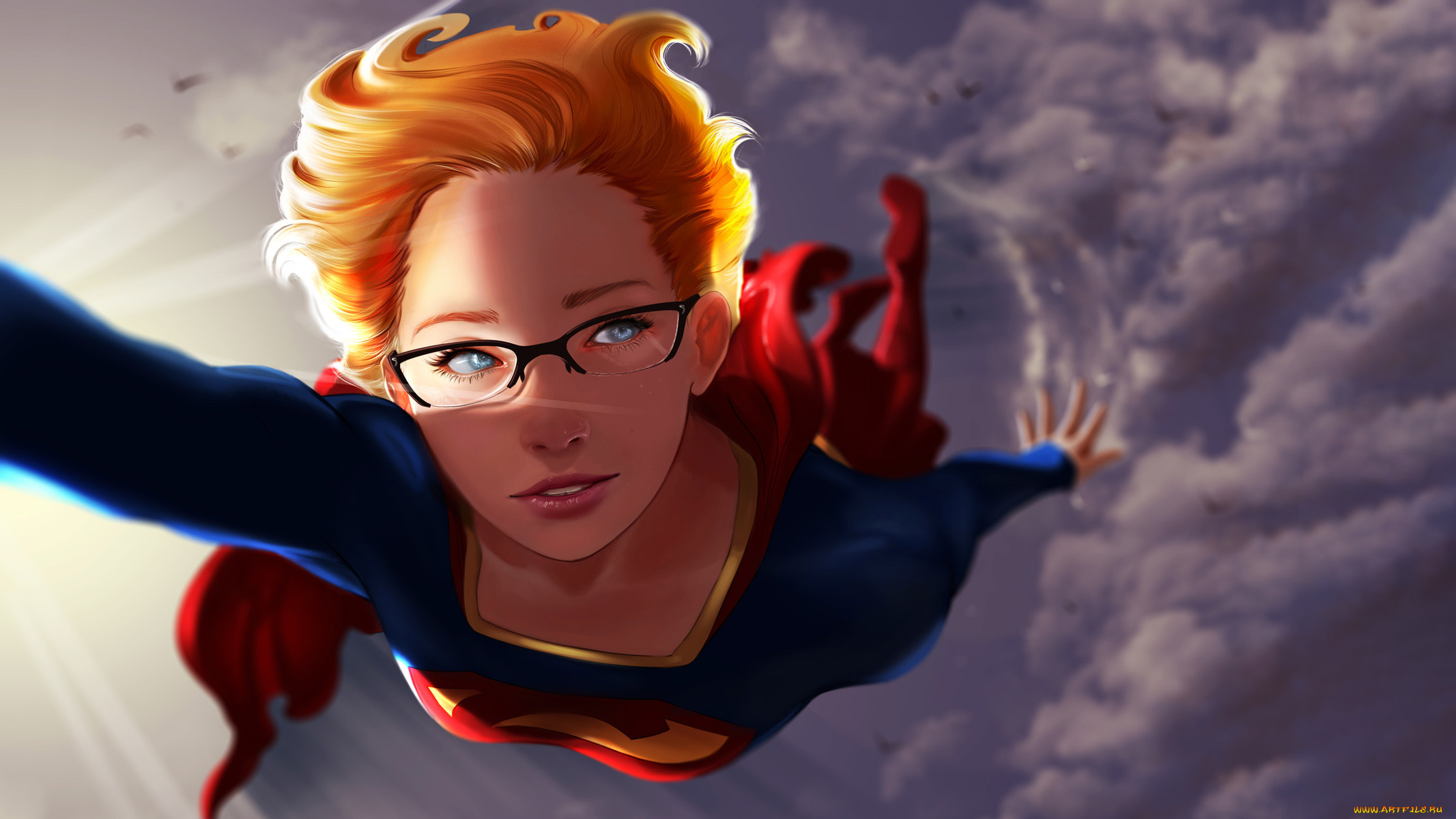 рисованное, комиксы, supergirl