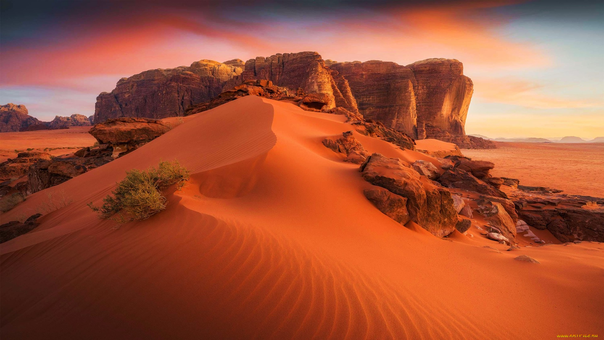 wadi, rum, jordan, природа, пустыни, wadi, rum
