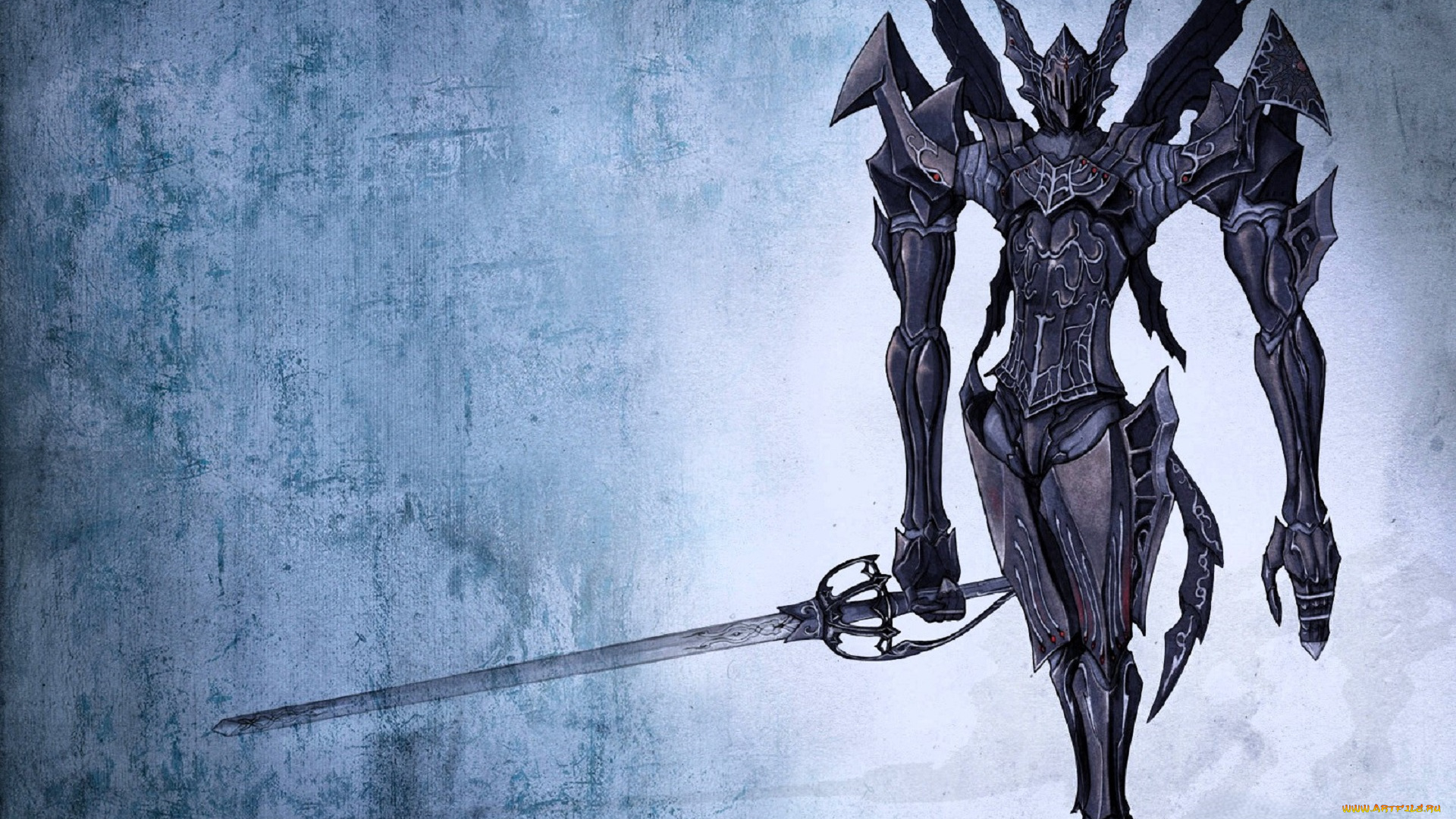 видео, игры, lineage, ii, , the, chaotic, chronicle, рыцарь, броня, меч