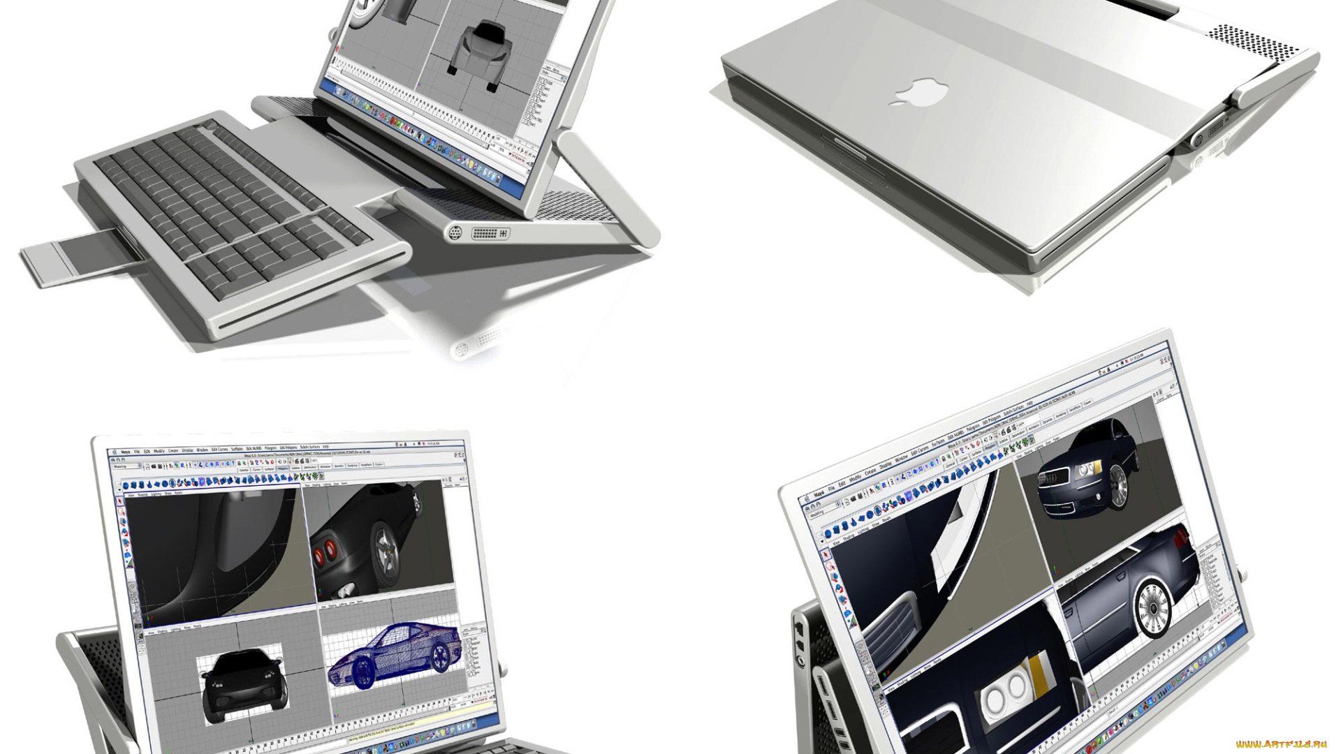 apple, компьютеры, мониторы, ноутбуки