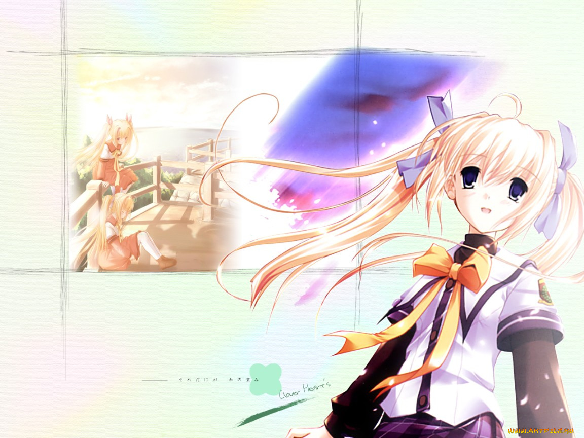 аниме, clover, hearts