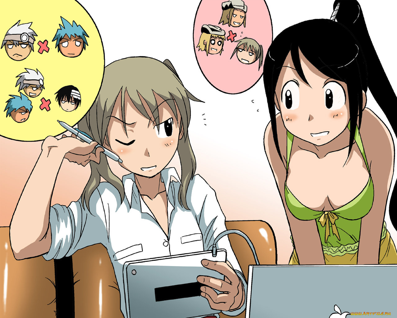 аниме, soul, eater