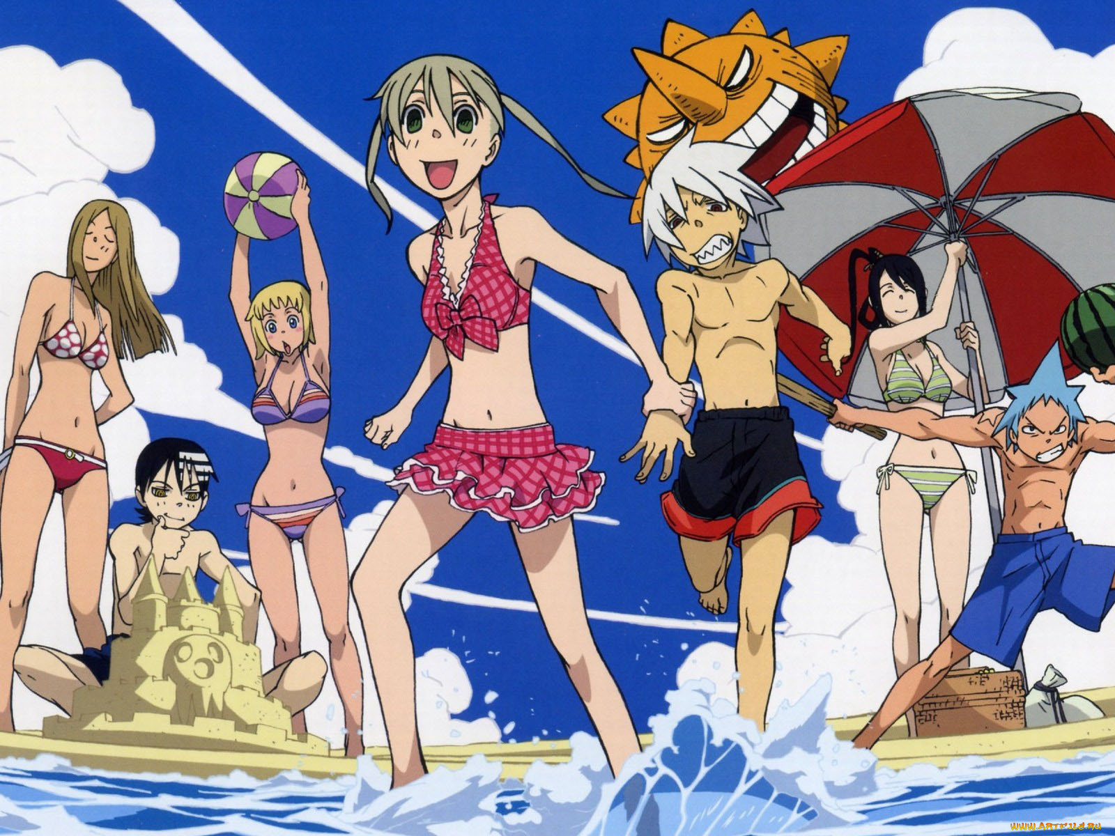 аниме, soul, eater