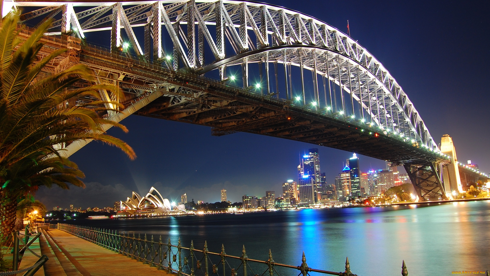 sydney, harbour, bridge, города, сидней, австралия