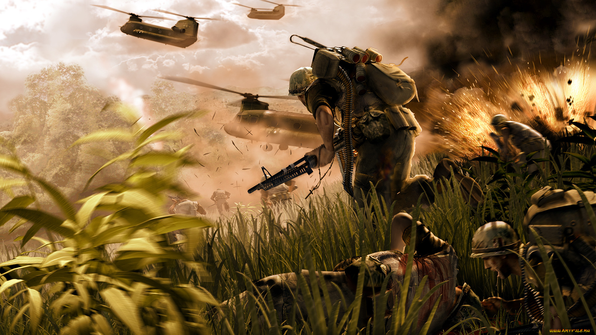 видео, игры, shellshock, nam, `67