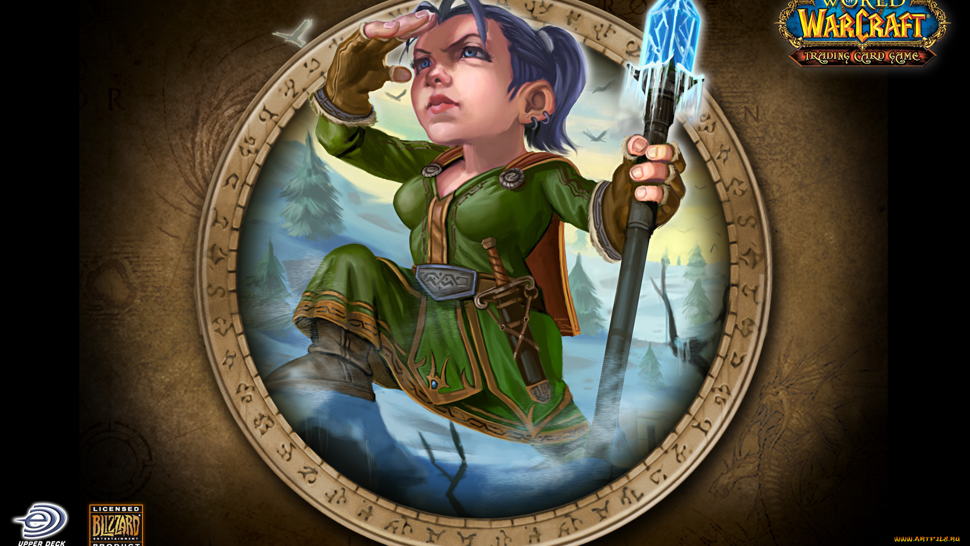 видео, игры, world, of, warcraft, trading, card, game