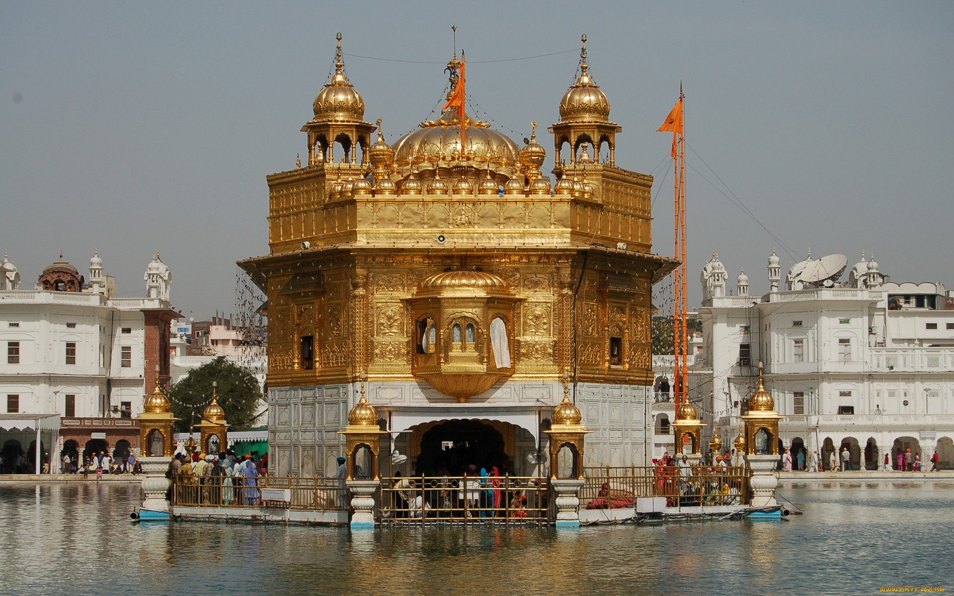 golden, temple, amritsar, города, буддистские, другие, храмы