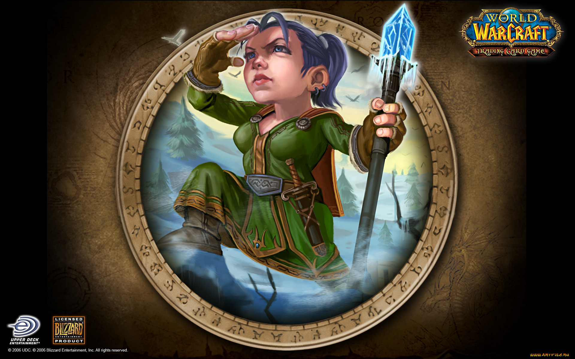 видео, игры, world, of, warcraft, trading, card, game