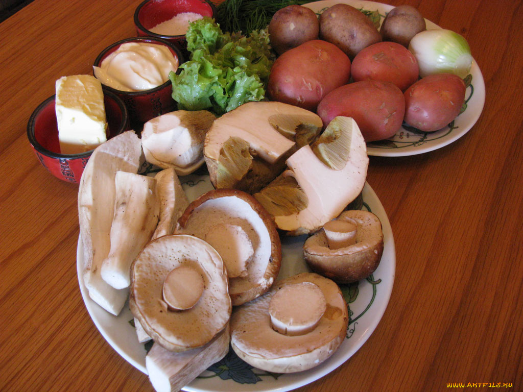 еда, грибы, грибные, блюда