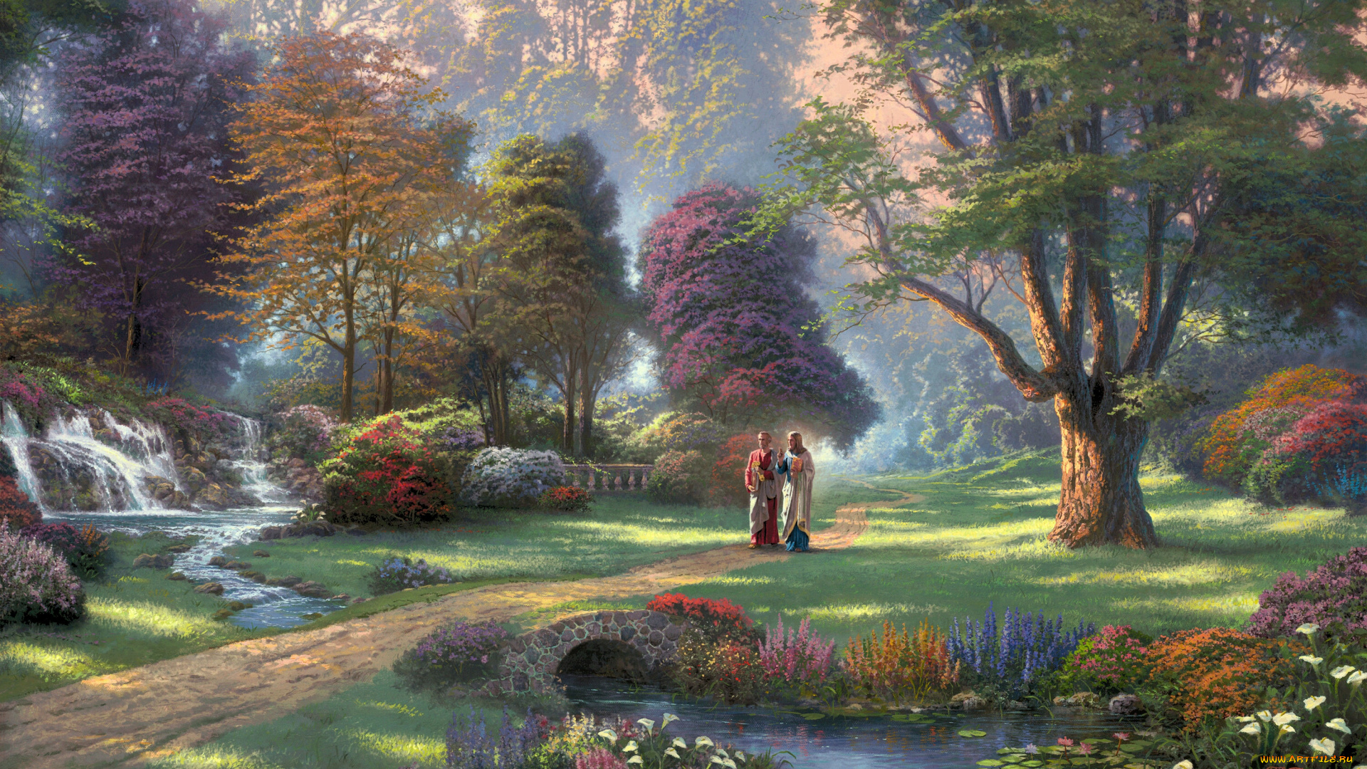 рисованные, thomas, kinkade