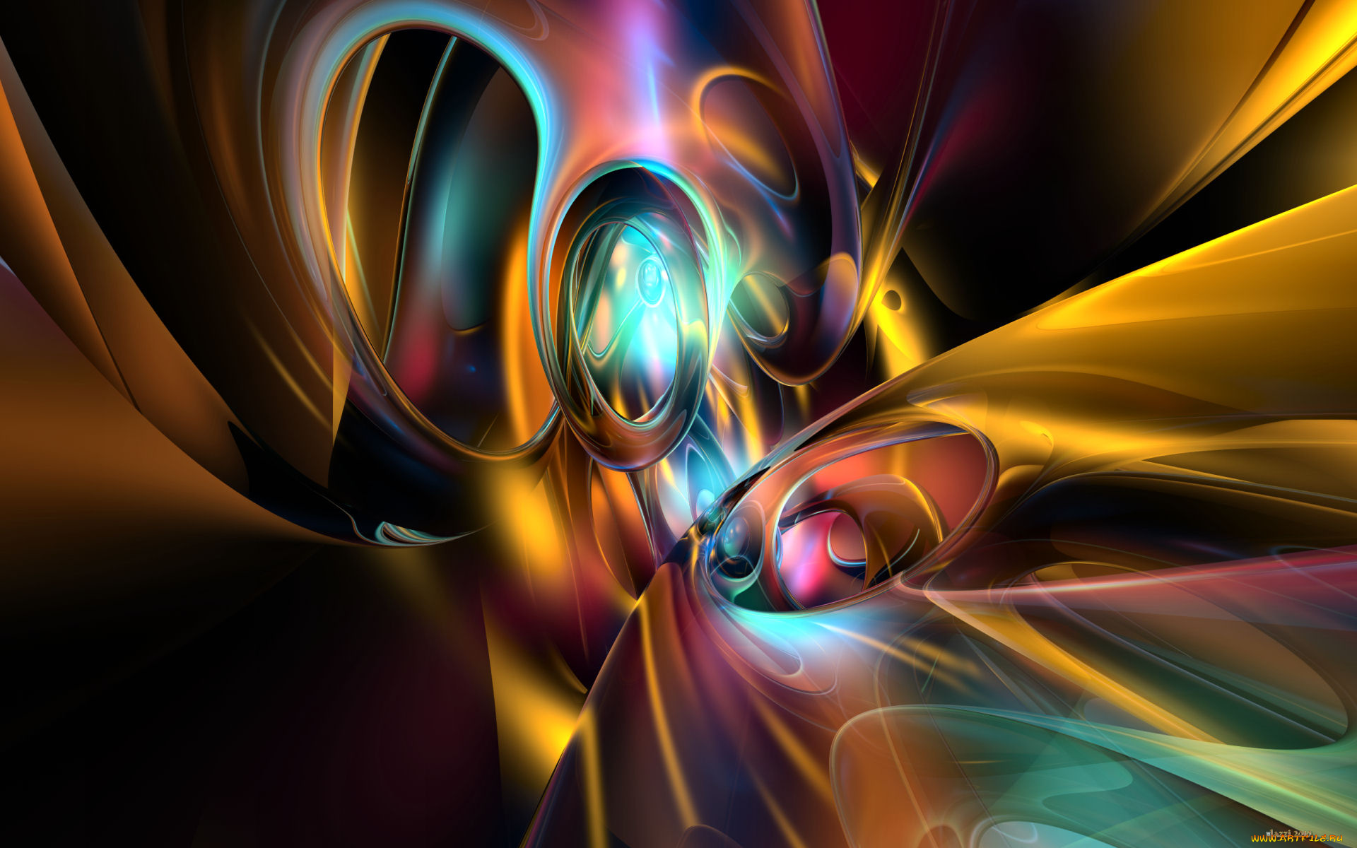 3д, графика, abstract, абстракции