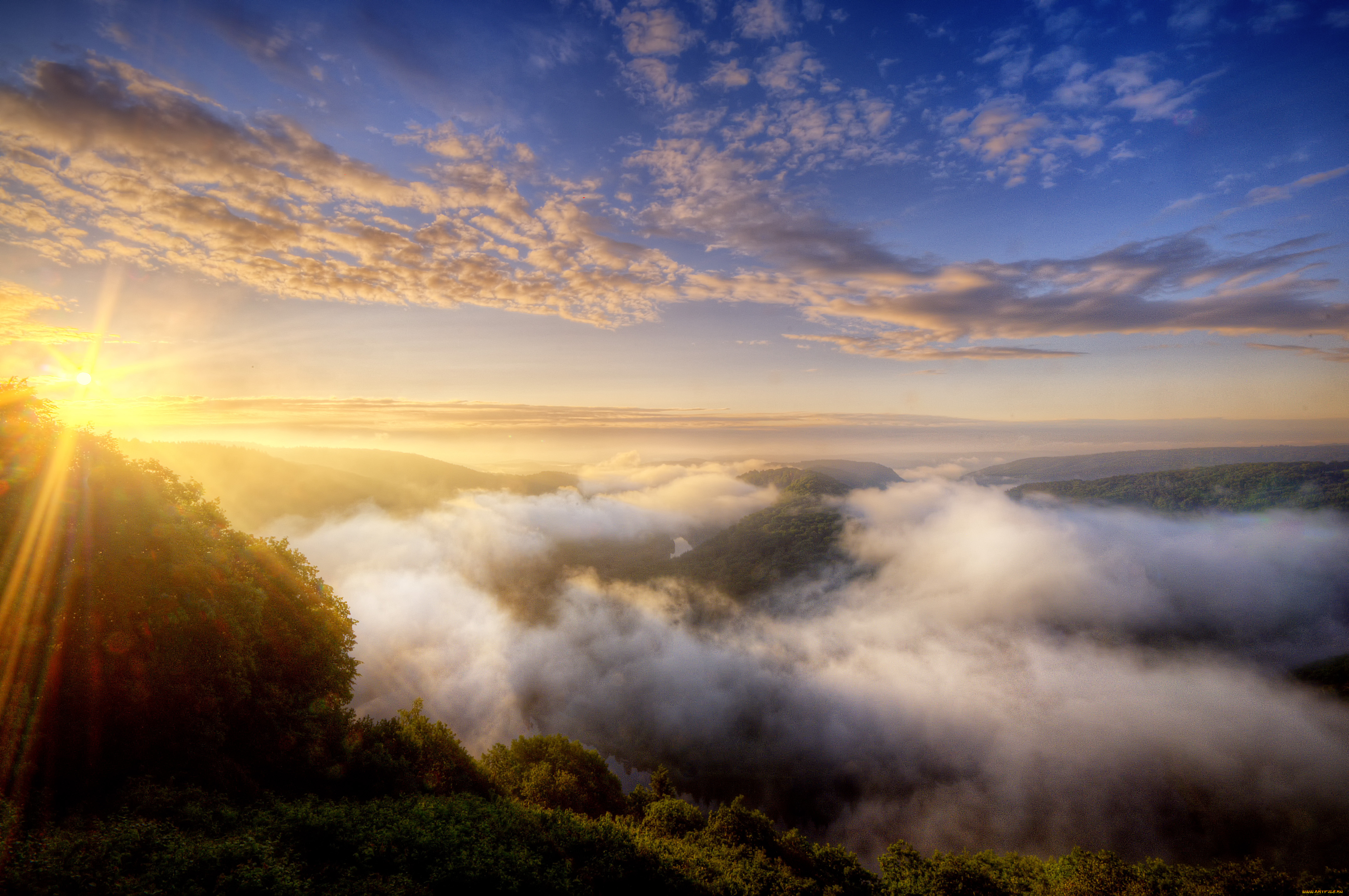 природа, восходы, закаты