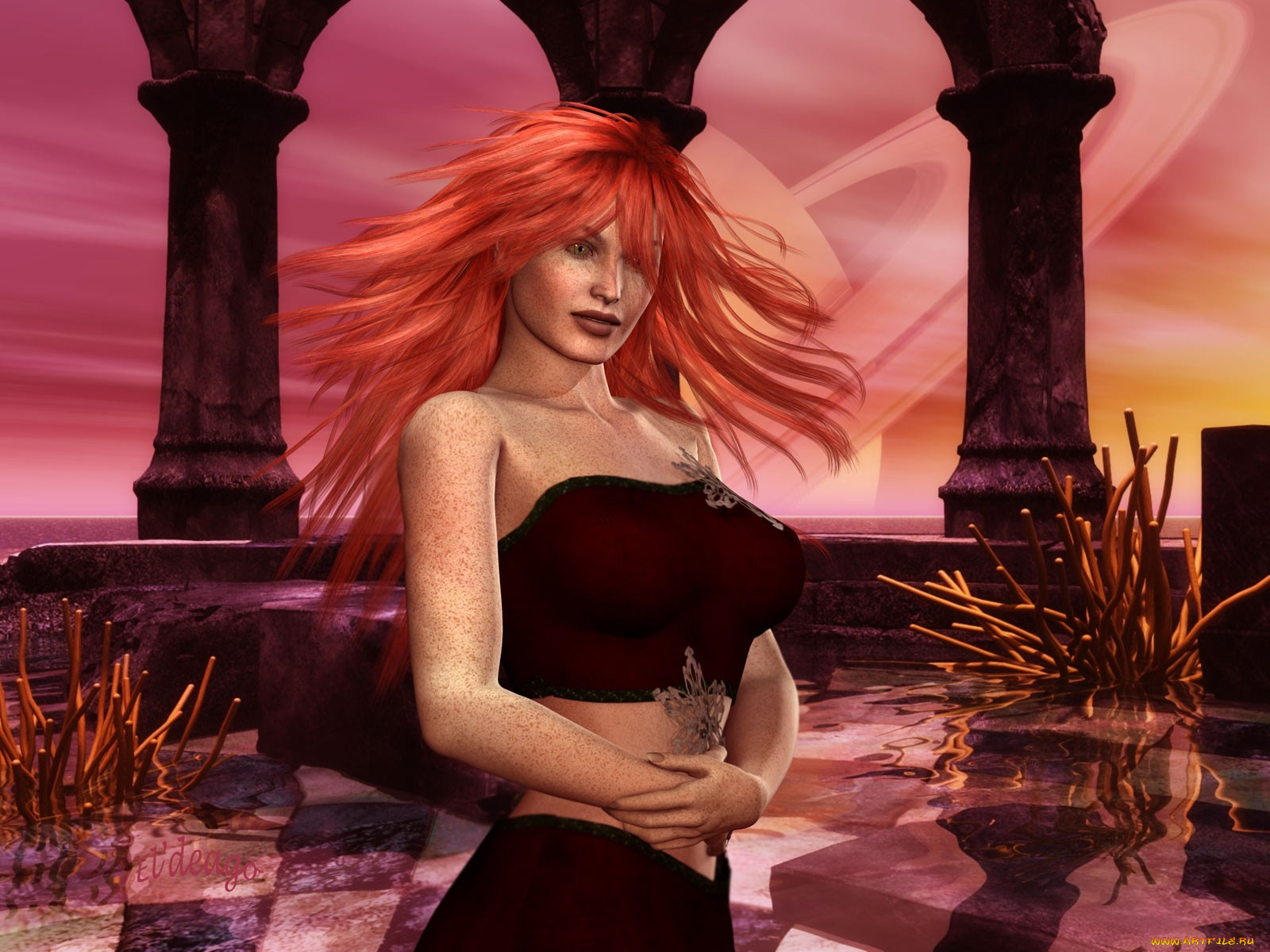 3д, графика, people, люди, девушка