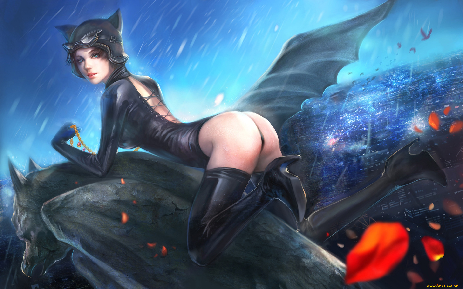 фэнтези, девушки, латекс