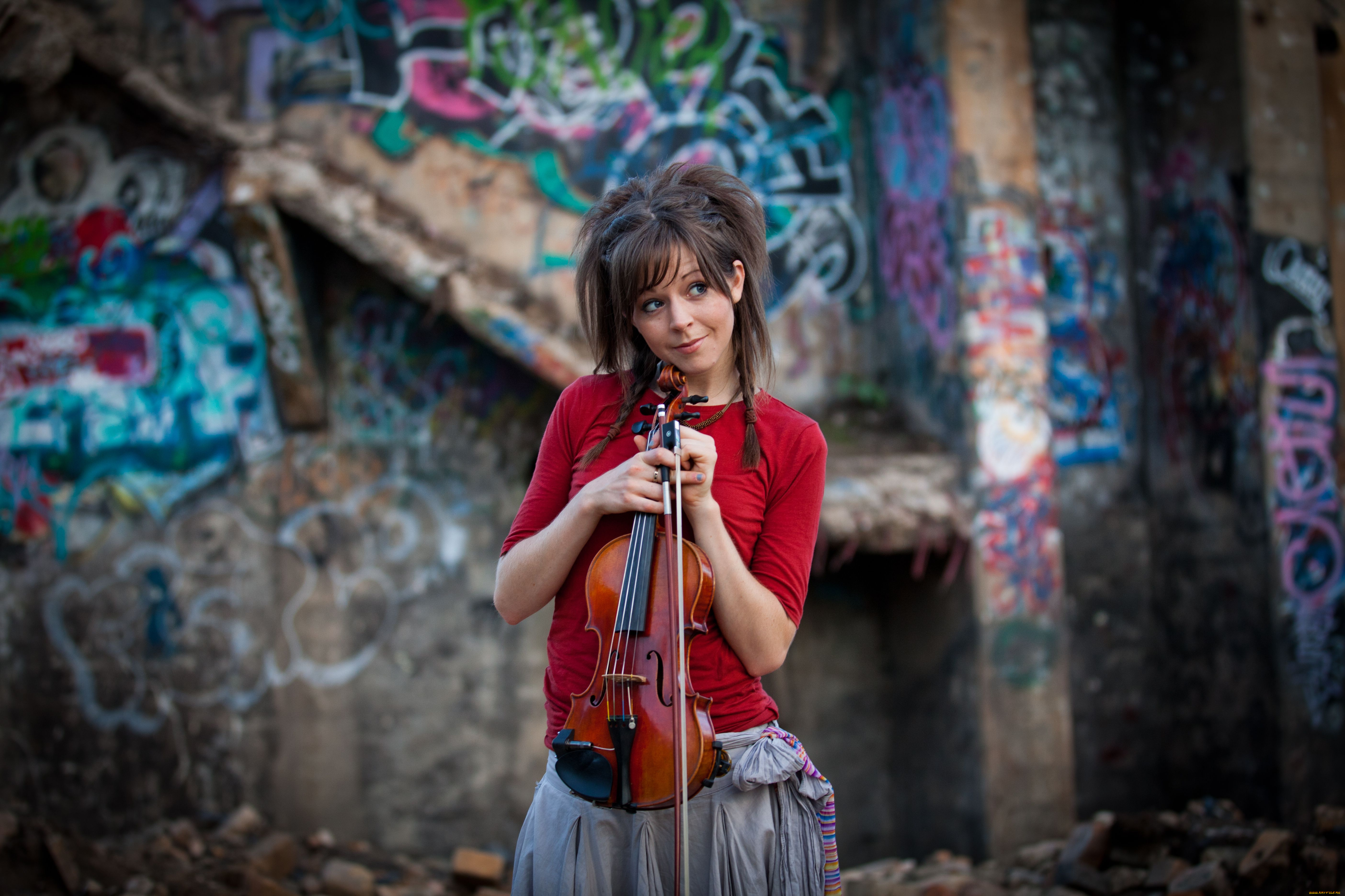 lindsey, stirling, музыка, скрипка