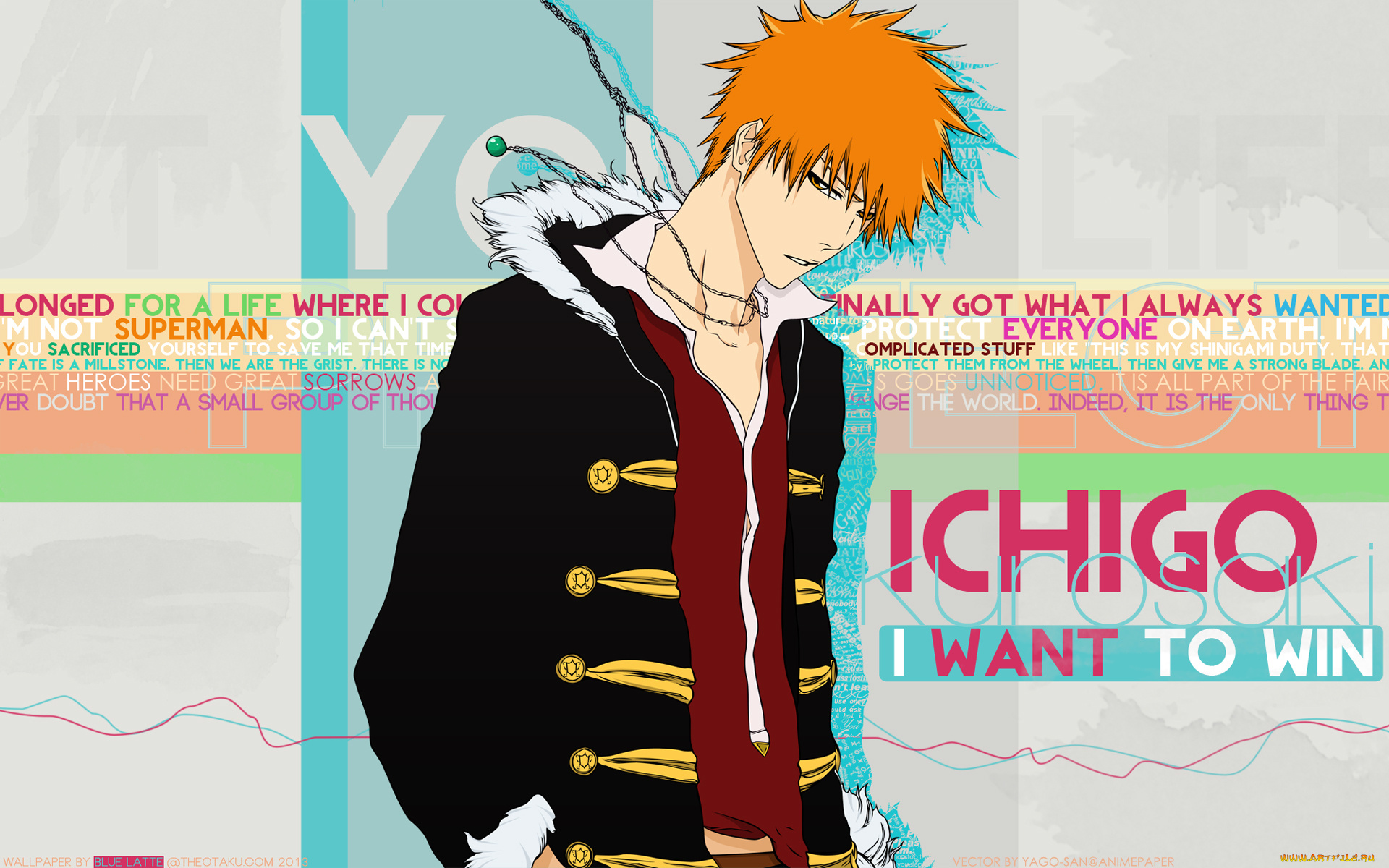kurosaki, ichigo, аниме, bleach, кулон, мужчина