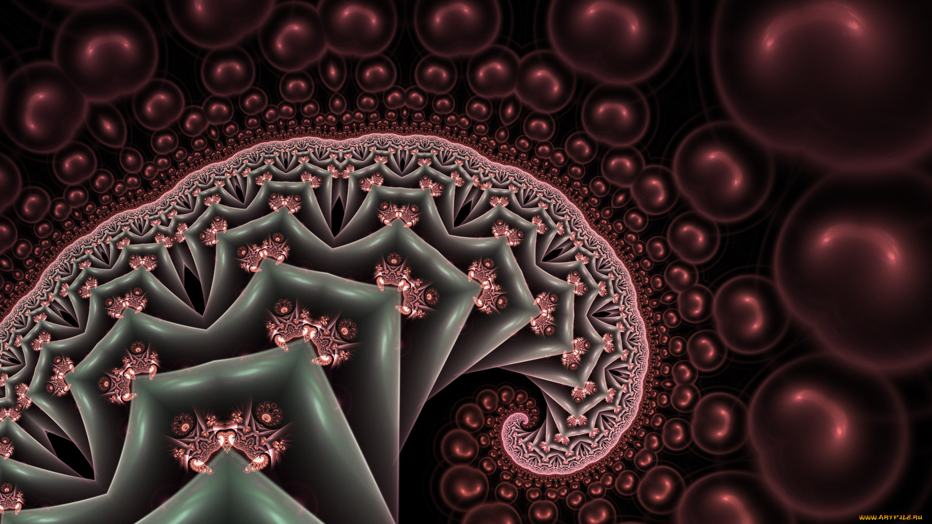 3д, графика, фракталы, , fractal, фон, узор, цвета