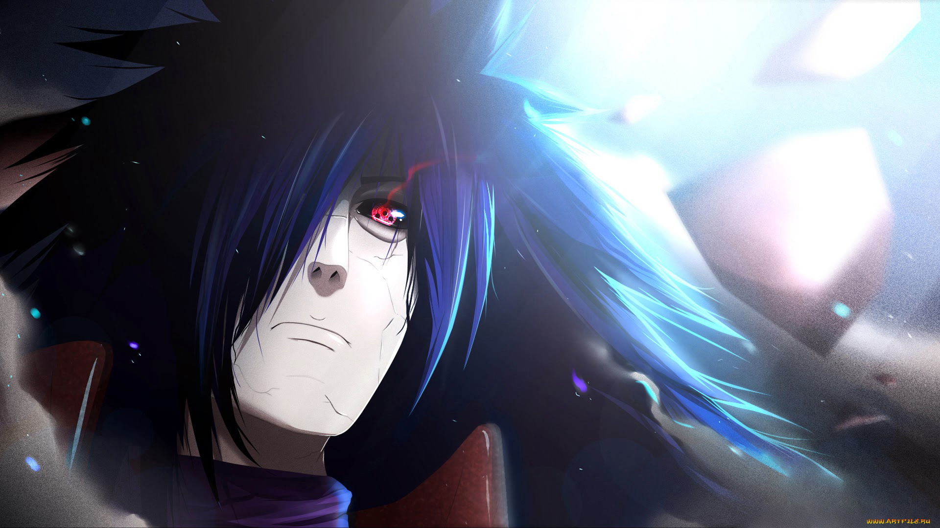 аниме, naruto, sharingan, madara, uchiha