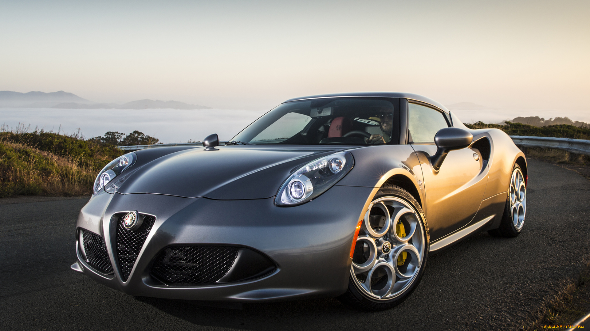автомобили, alfa, romeo, 2015г, alfa, romeo, 4c, us-spec, 960, темный