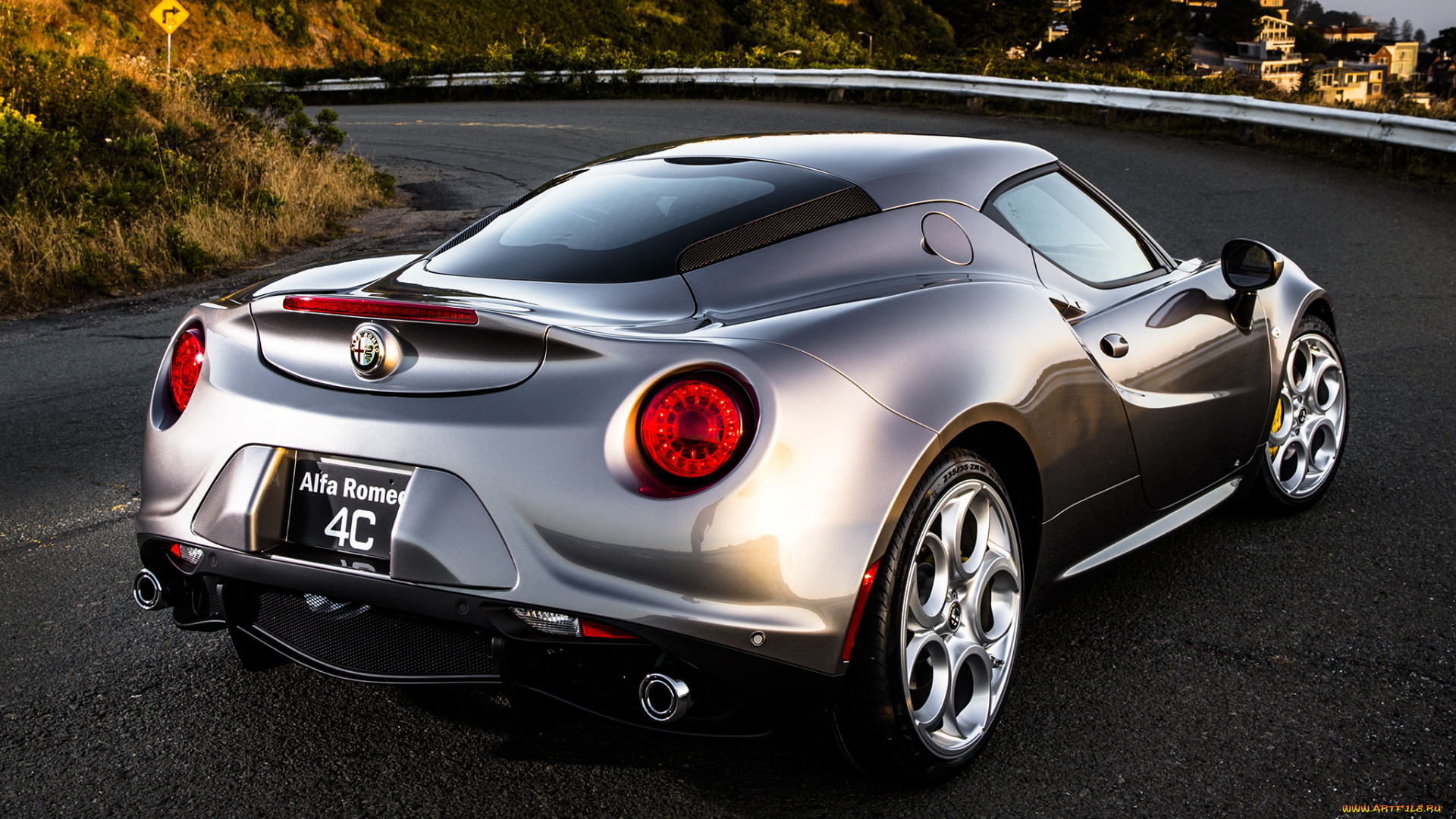 автомобили, alfa, romeo, 2015г, alfa, romeo, 4c, us-spec, 960, темный