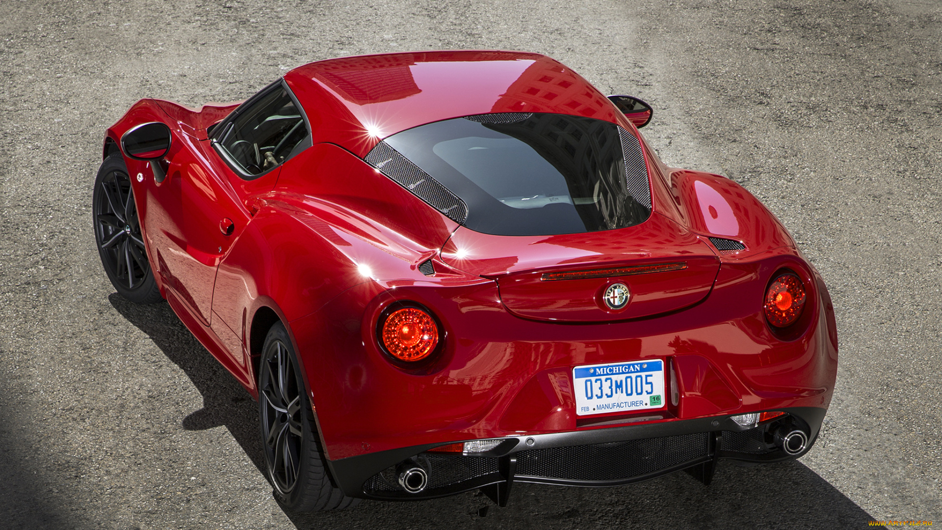 автомобили, alfa, romeo, 2015г, alfa, romeo, 4c, us-spec, 960, красный