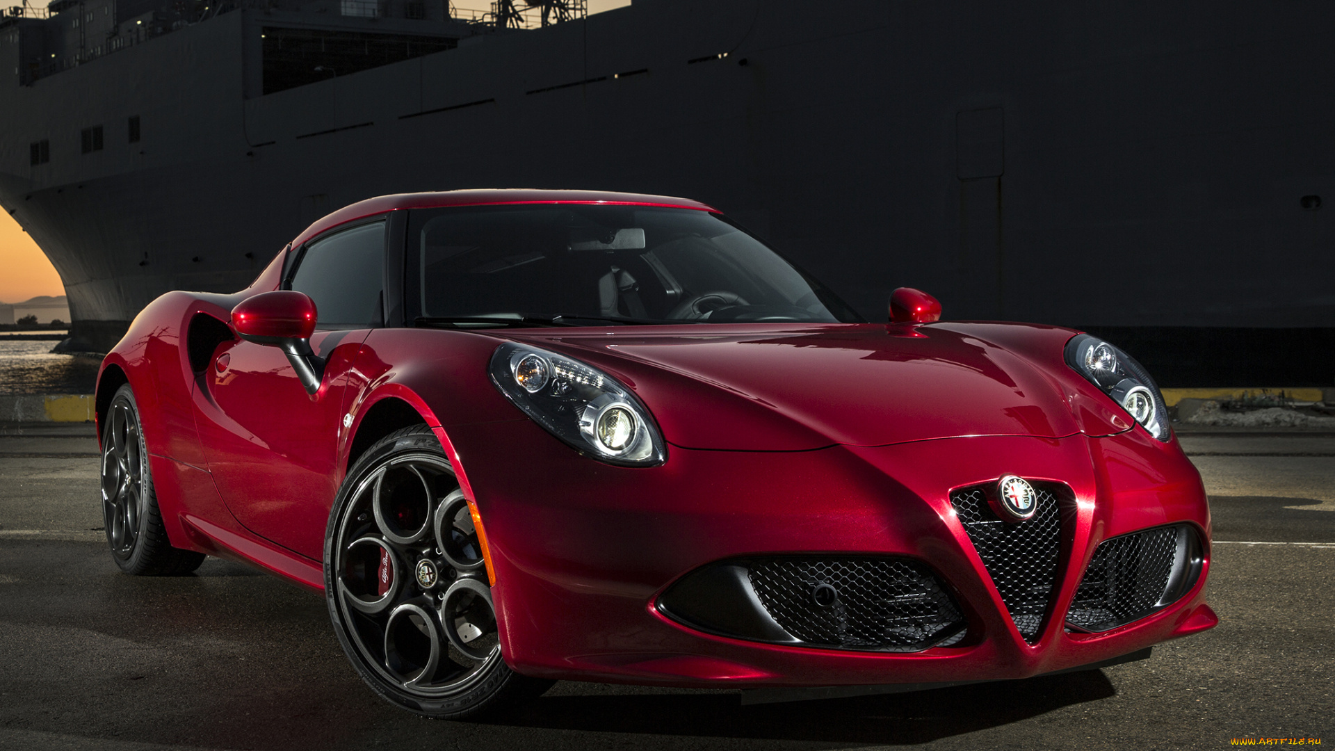 автомобили, alfa, romeo, 2015г, alfa, romeo, 4c, us-spec, 960, красный