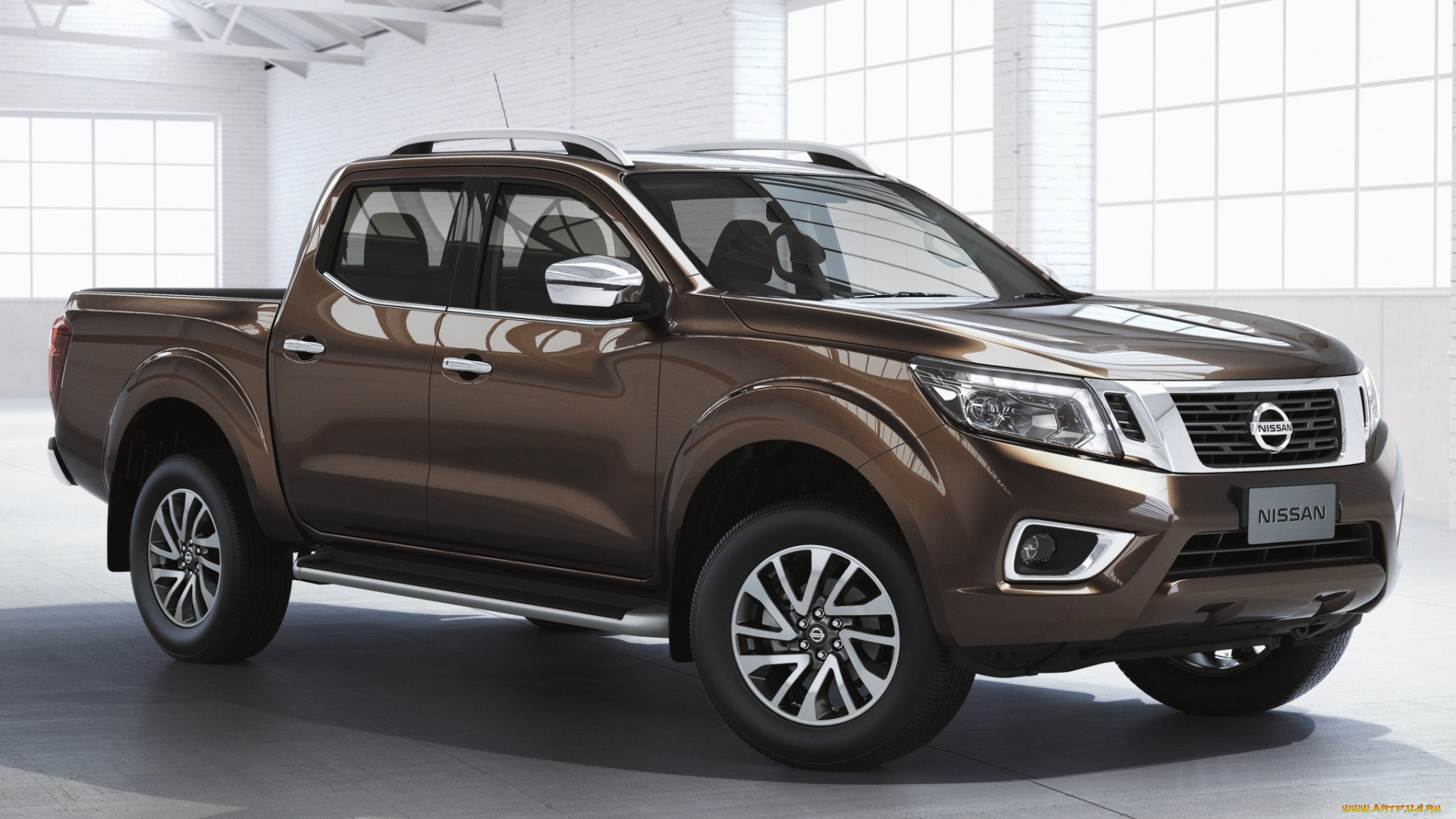 автомобили, nissan, datsun, cab, double, navara, np300, коричневый, 2014г, th-spec