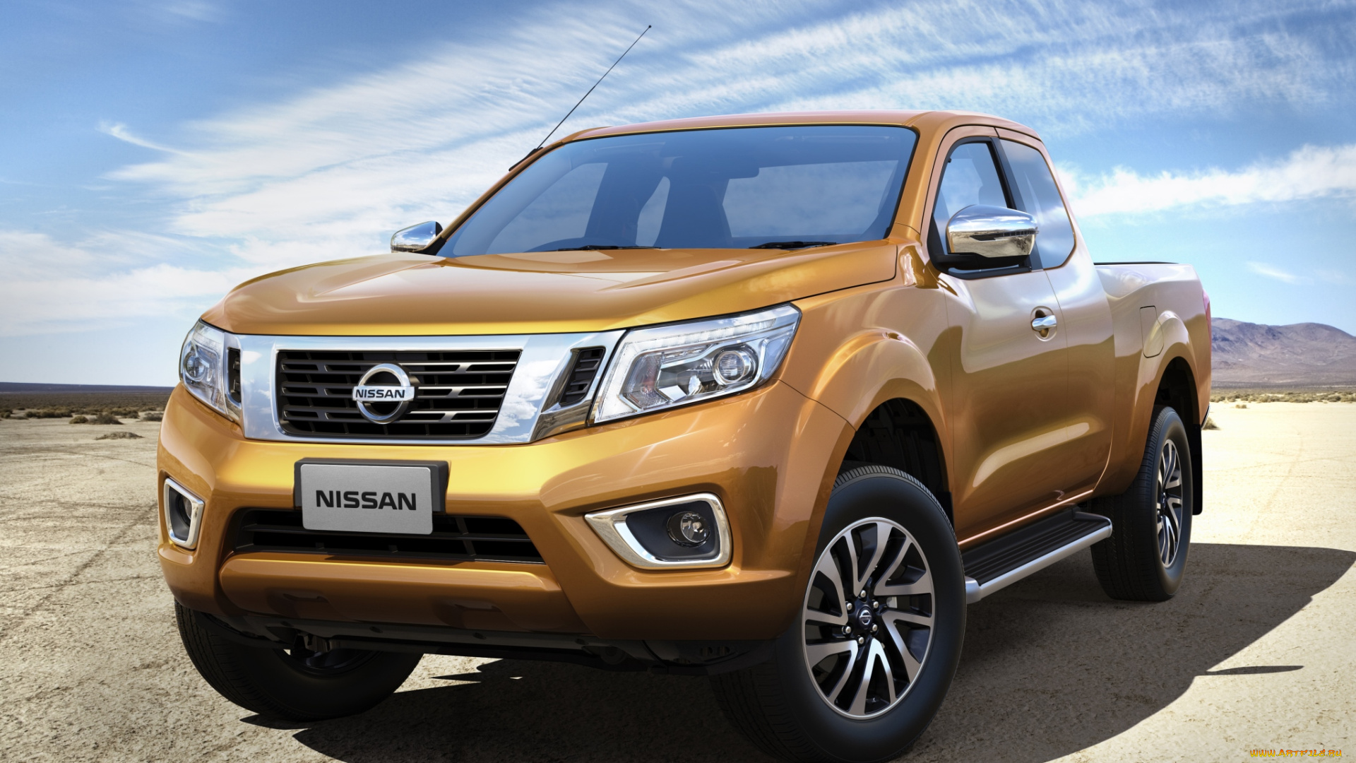 автомобили, nissan, datsun, th-spec, cab, king, navara, np300, желтый, 2014г