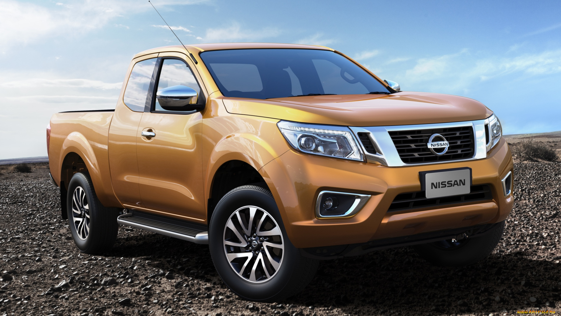 автомобили, nissan, datsun, желтый, 2014г, th-spec, cab, king, navara, np300