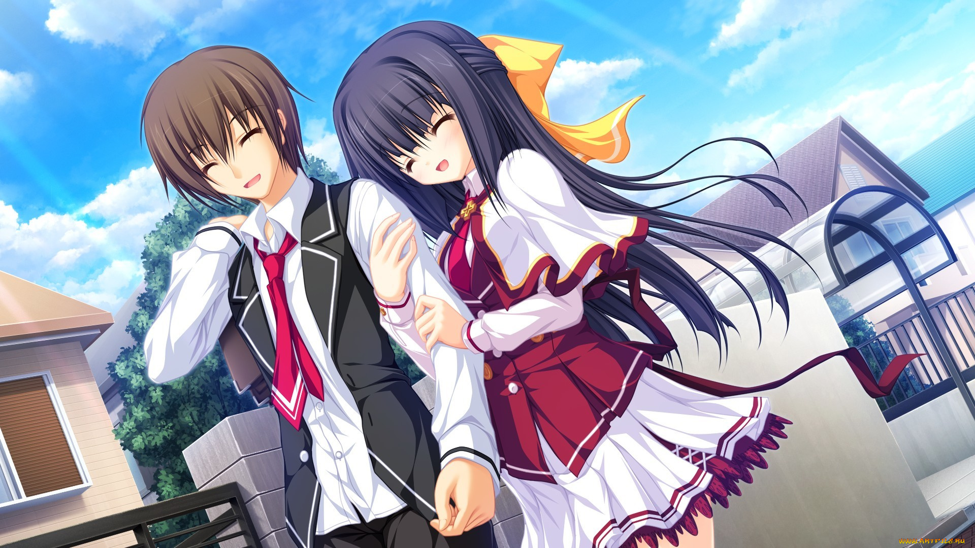 lunaris, filia, аниме, *unknown, , другое, парень, парочка, арт, настроение, свидание, девочка, lunaris, filia