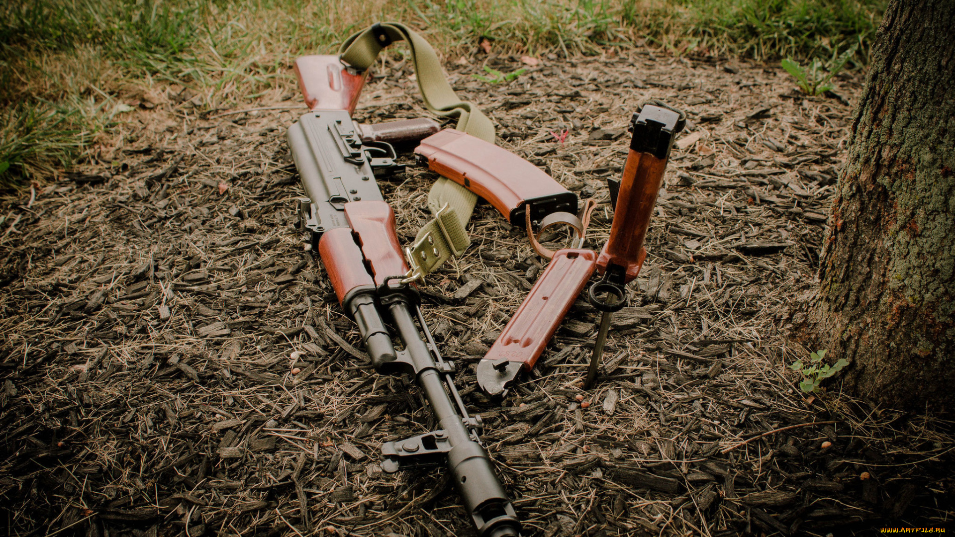 оружие, автоматы, ак-74, автомат, калашникова, штык, нож