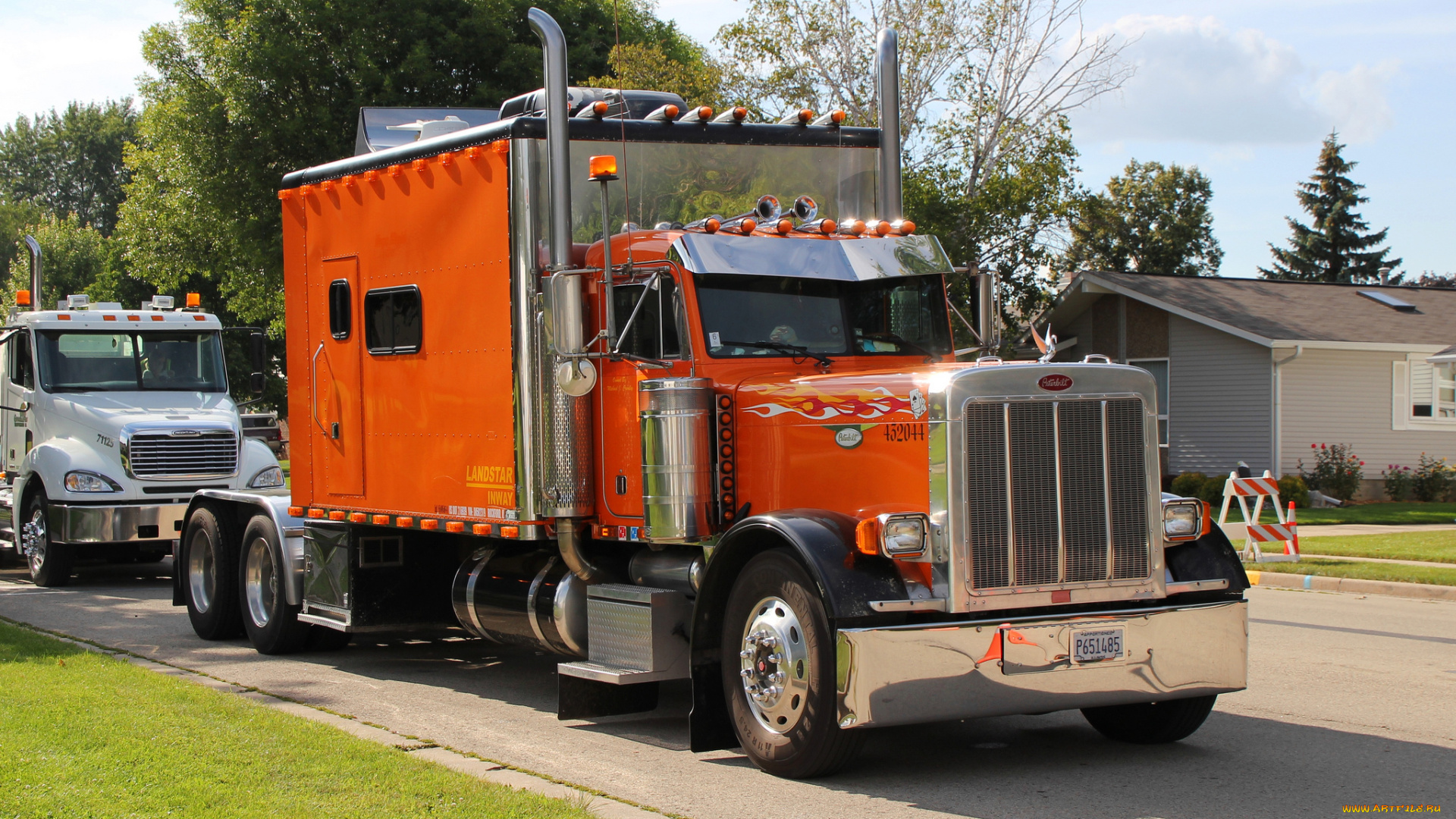 peterbilt, truck, автомобили, peterbilt, грузовик, тяжёлый