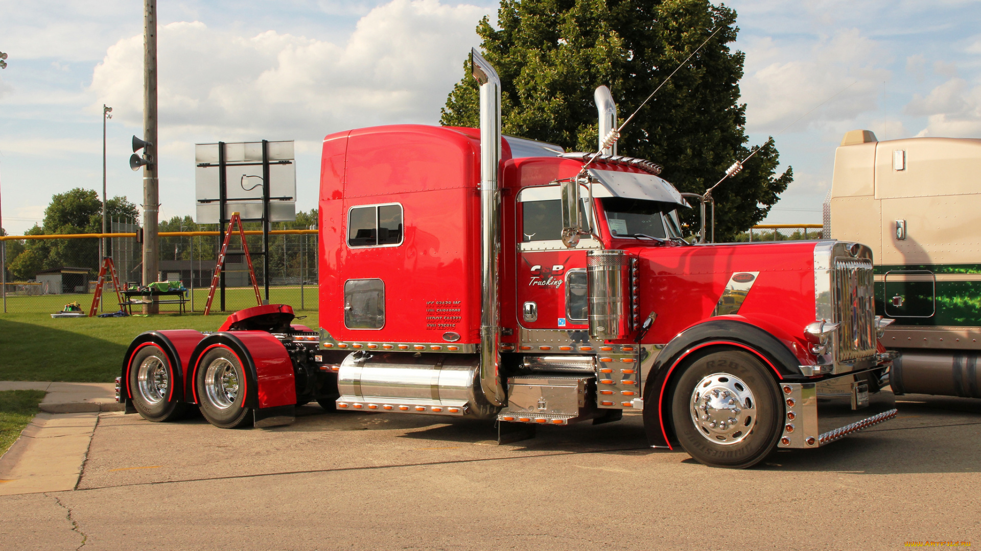 peterbilt, truck, автомобили, peterbilt, грузовик, тяжёлый