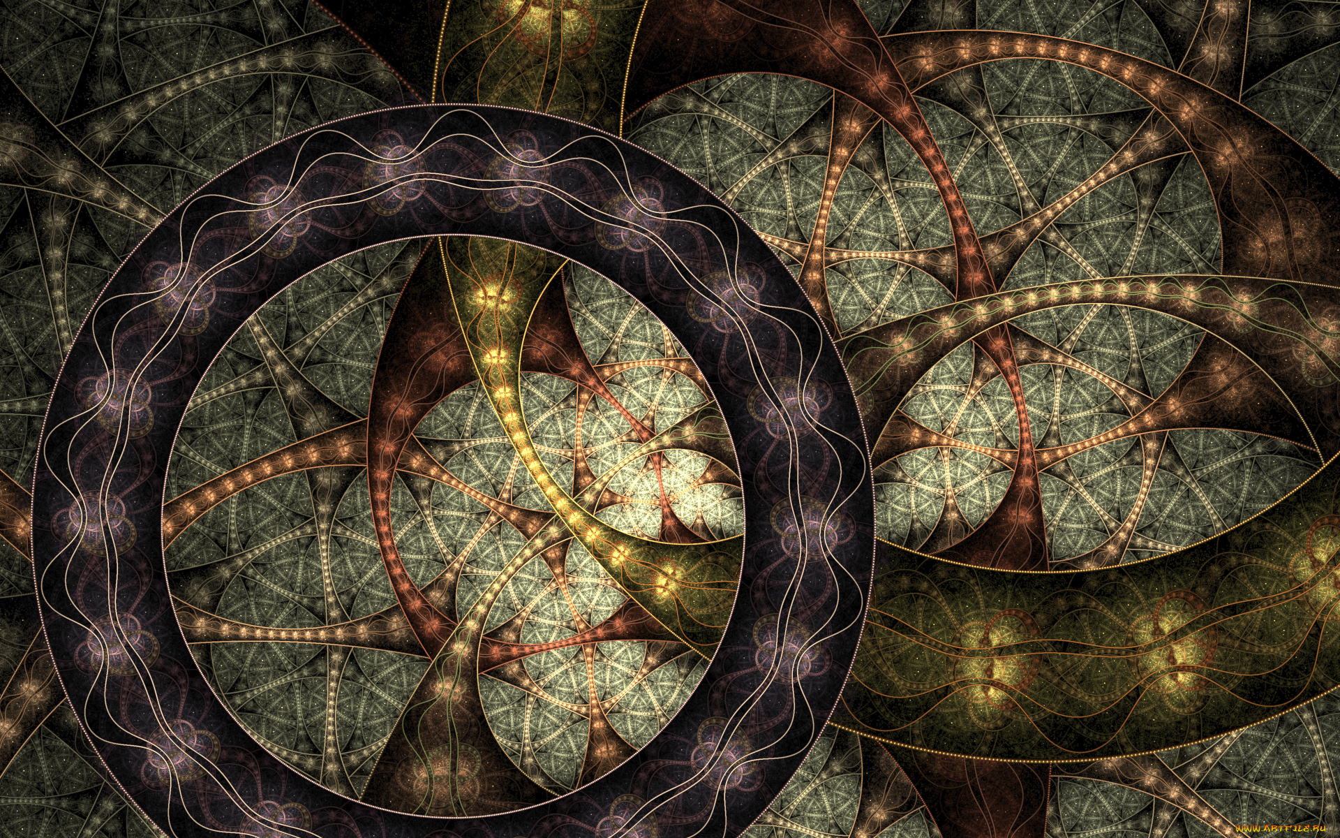 3д, графика, фракталы, , fractal, цвета, фон, узор