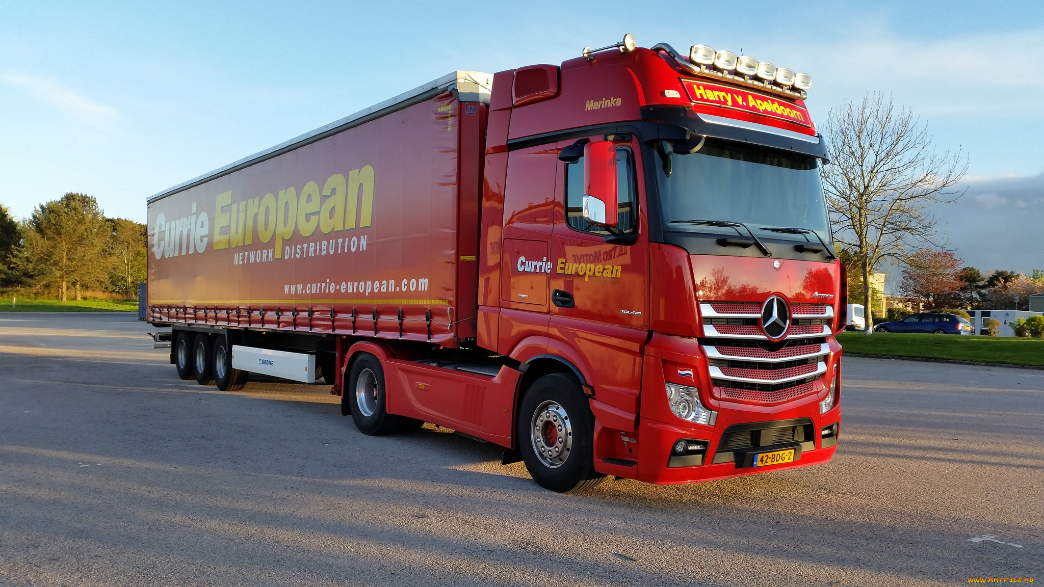 mercedes, автомобили, mercedes, trucks, тяжёлый, грузовик, контейнеровоз