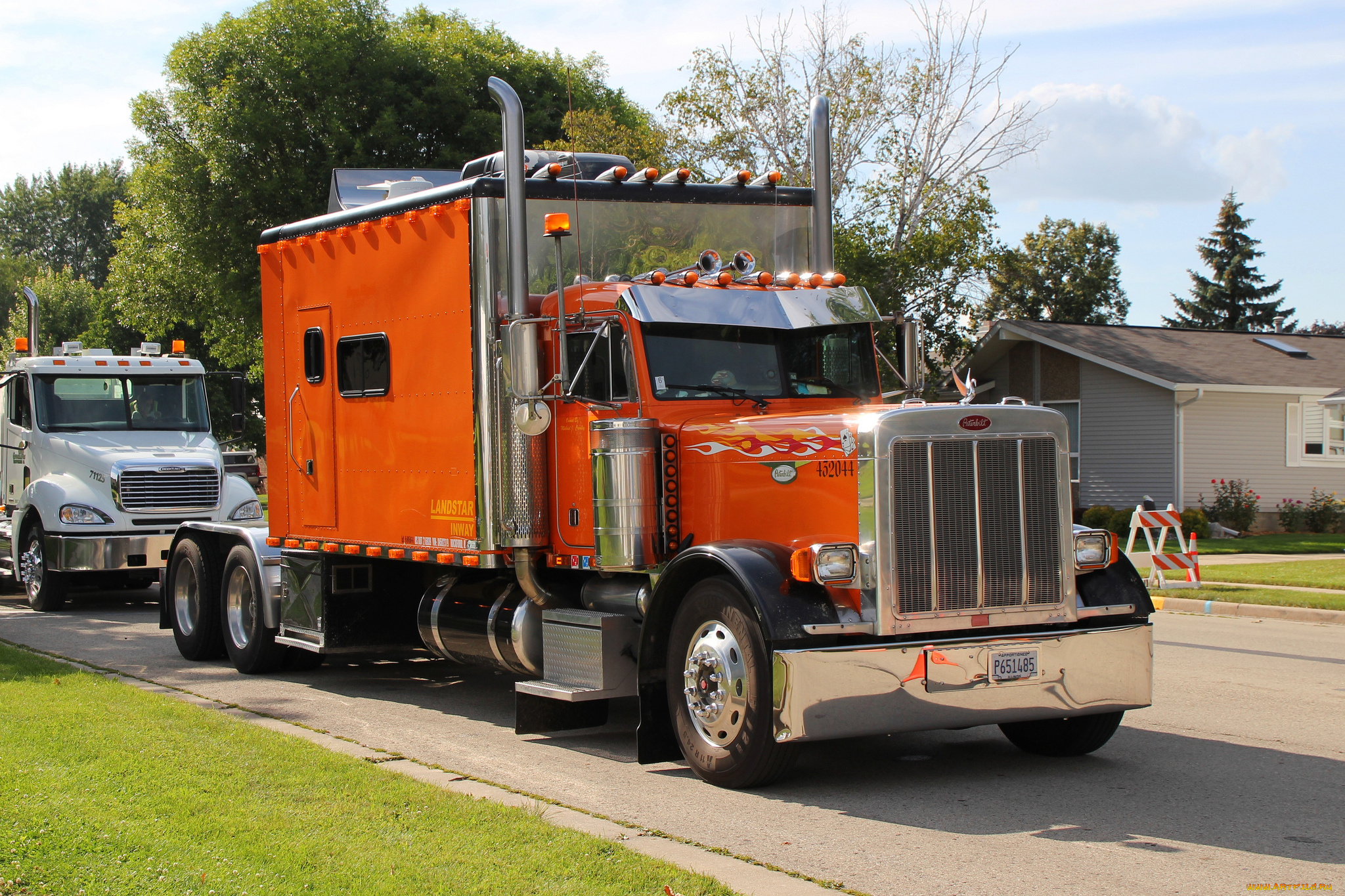 peterbilt, truck, автомобили, peterbilt, грузовик, тяжёлый