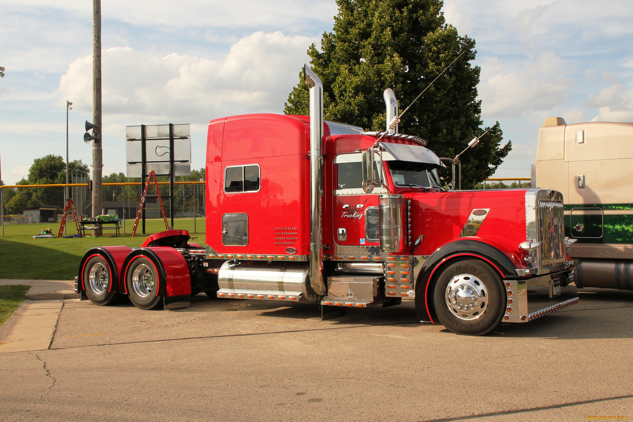 peterbilt, truck, автомобили, peterbilt, грузовик, тяжёлый