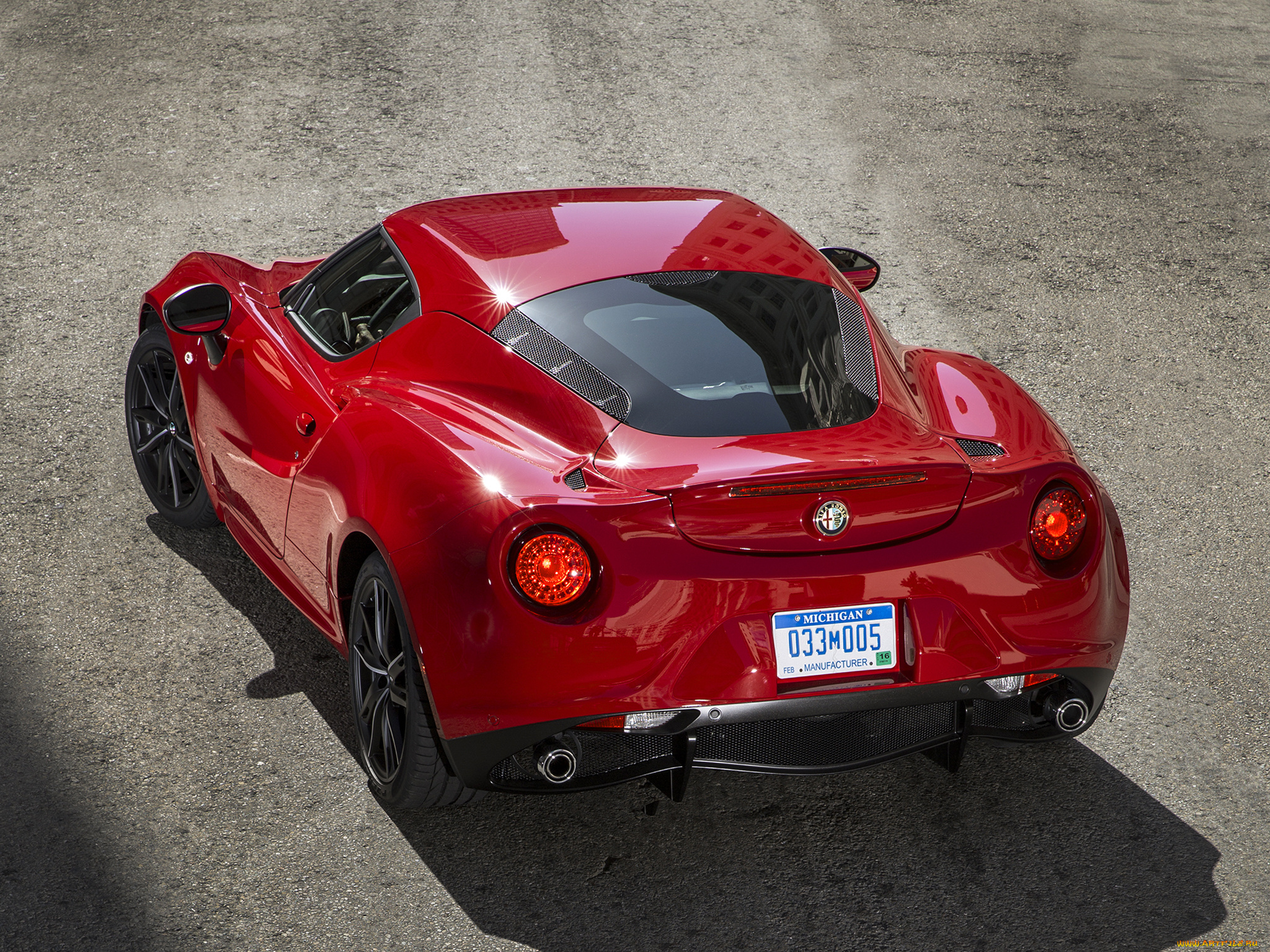 автомобили, alfa, romeo, 2015г, alfa, romeo, 4c, us-spec, 960, красный