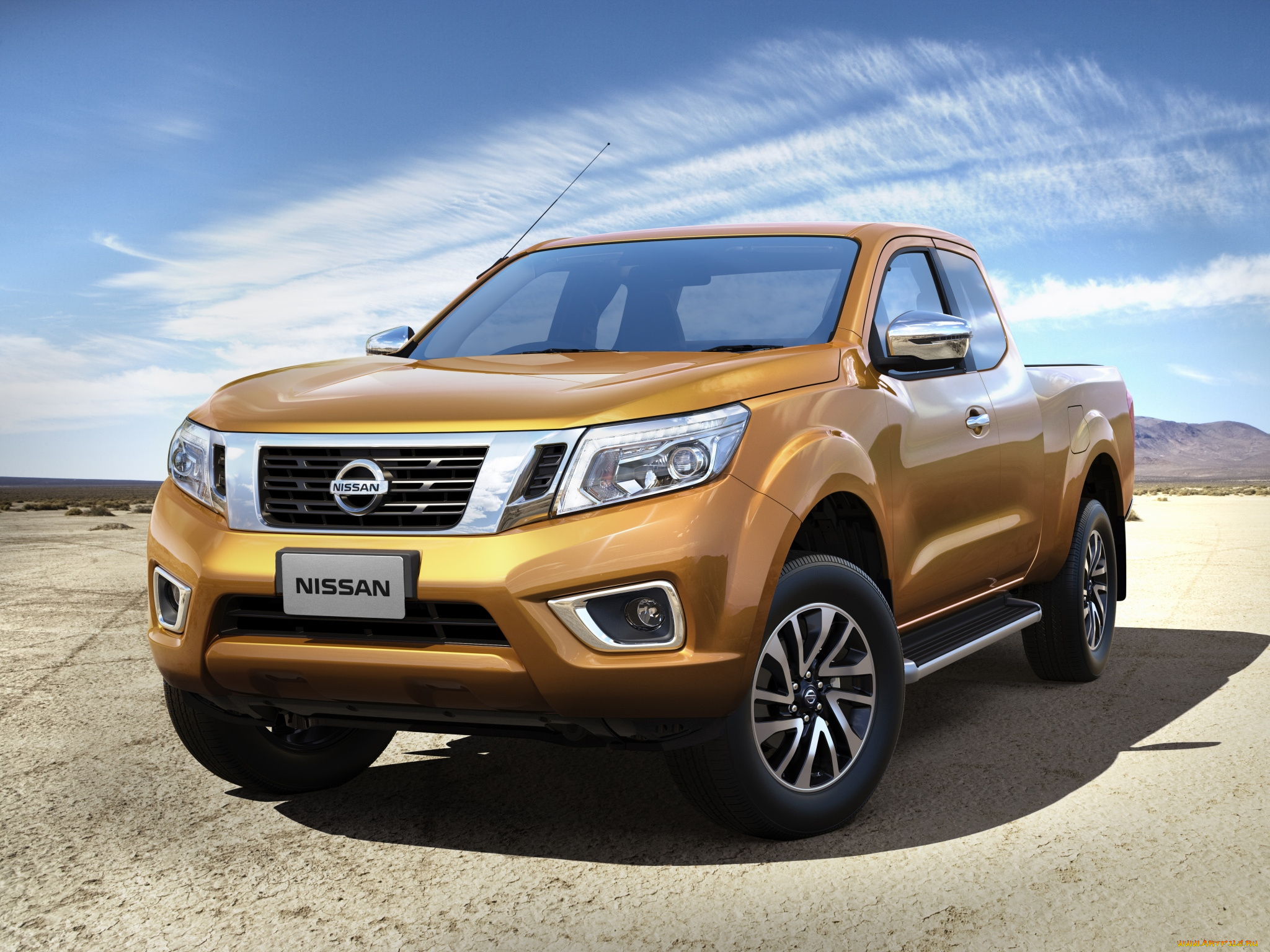 автомобили, nissan, datsun, th-spec, cab, king, navara, np300, желтый, 2014г