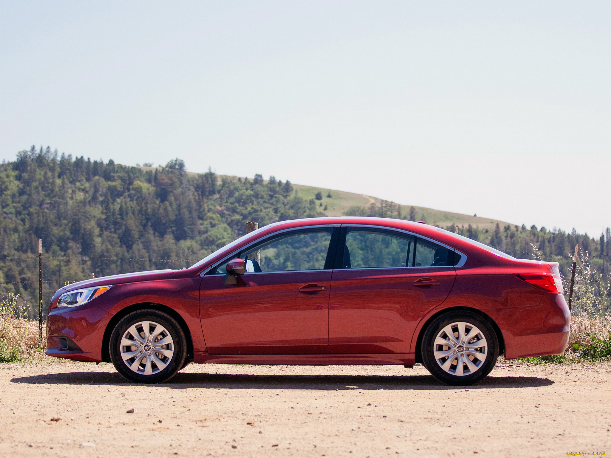 автомобили, subaru, legacy, 2015г, красный, 2-5i