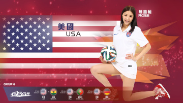 обоя спорт, футбол, девушка, улыбка