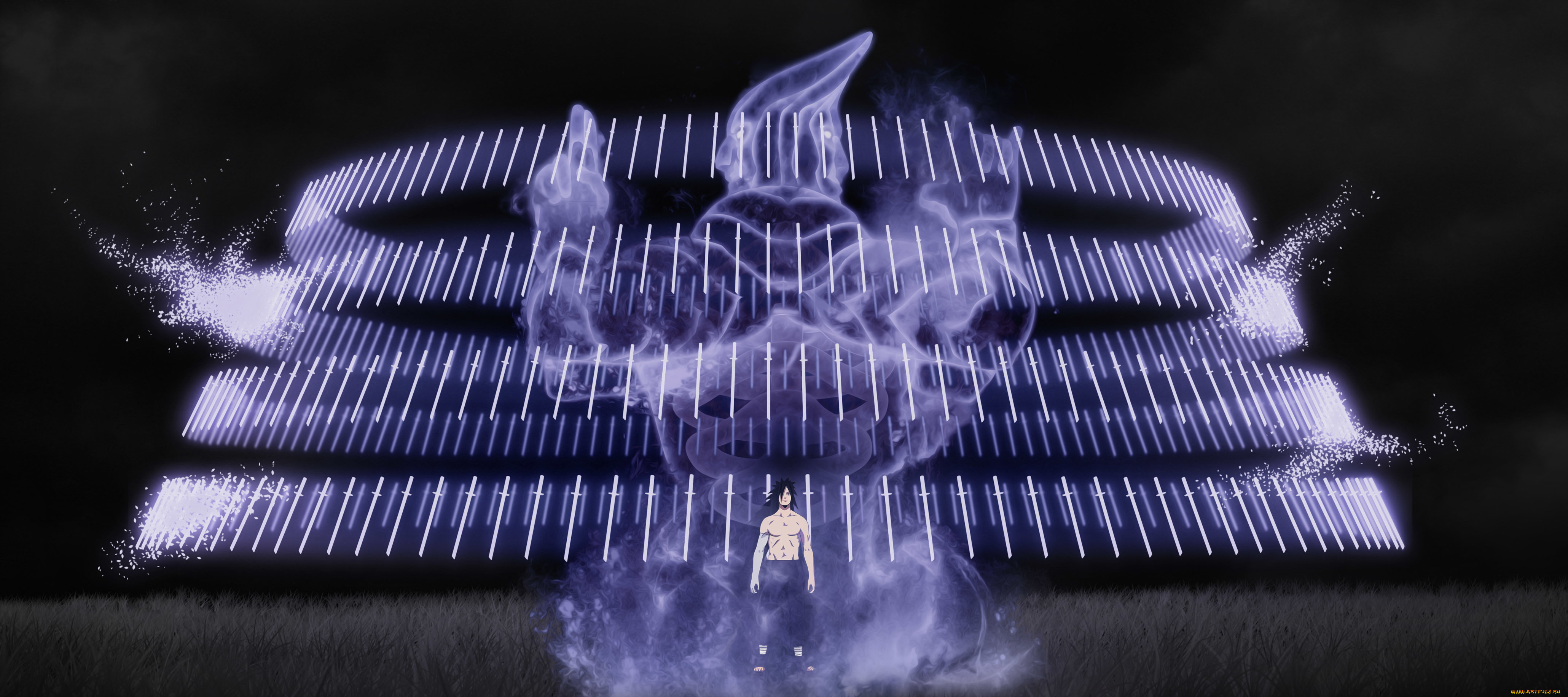 аниме, naruto, rinnegan, посох, бог, войны, god, of, war, susanoo, uchiha, madara